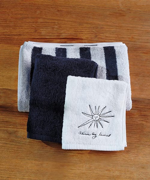 DOORS LIVING PRODUCTS　Face Towel border ボーダー -