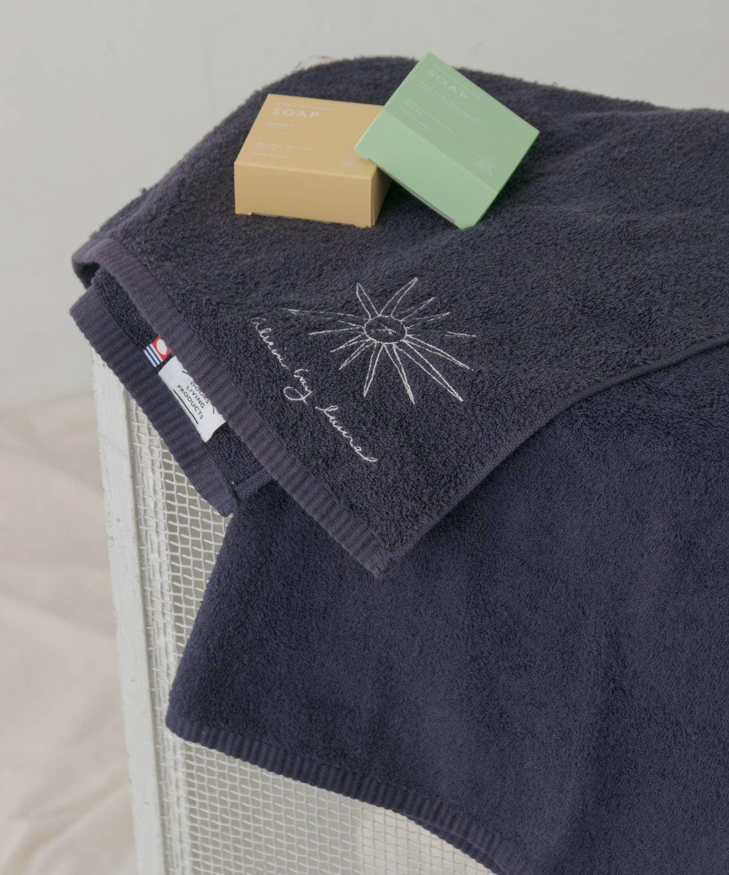 DOORS LIVING PRODUCTS　Bath Towel navy ネイビー -