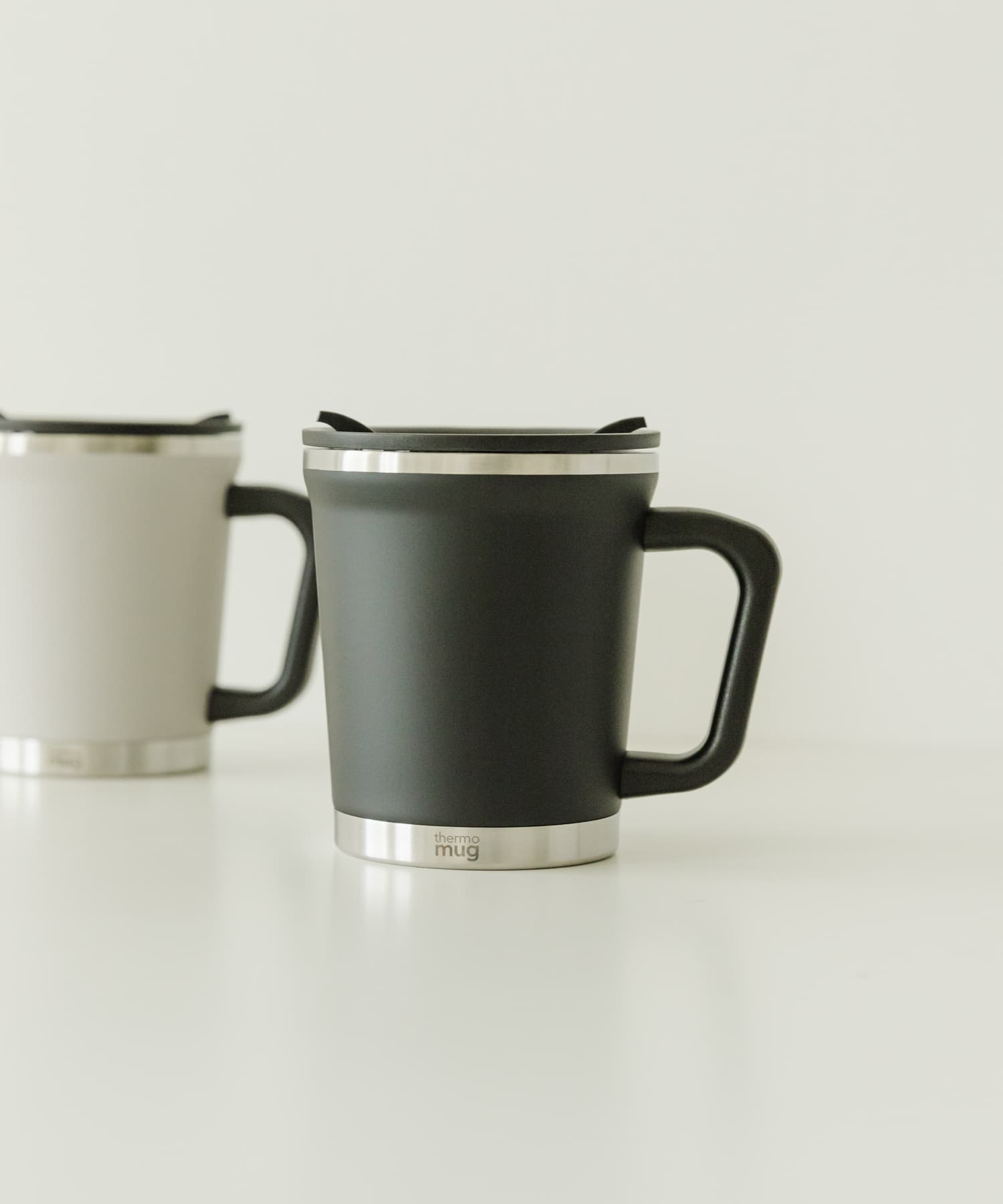 thermo mug　DOUBLE MUG BLACK -