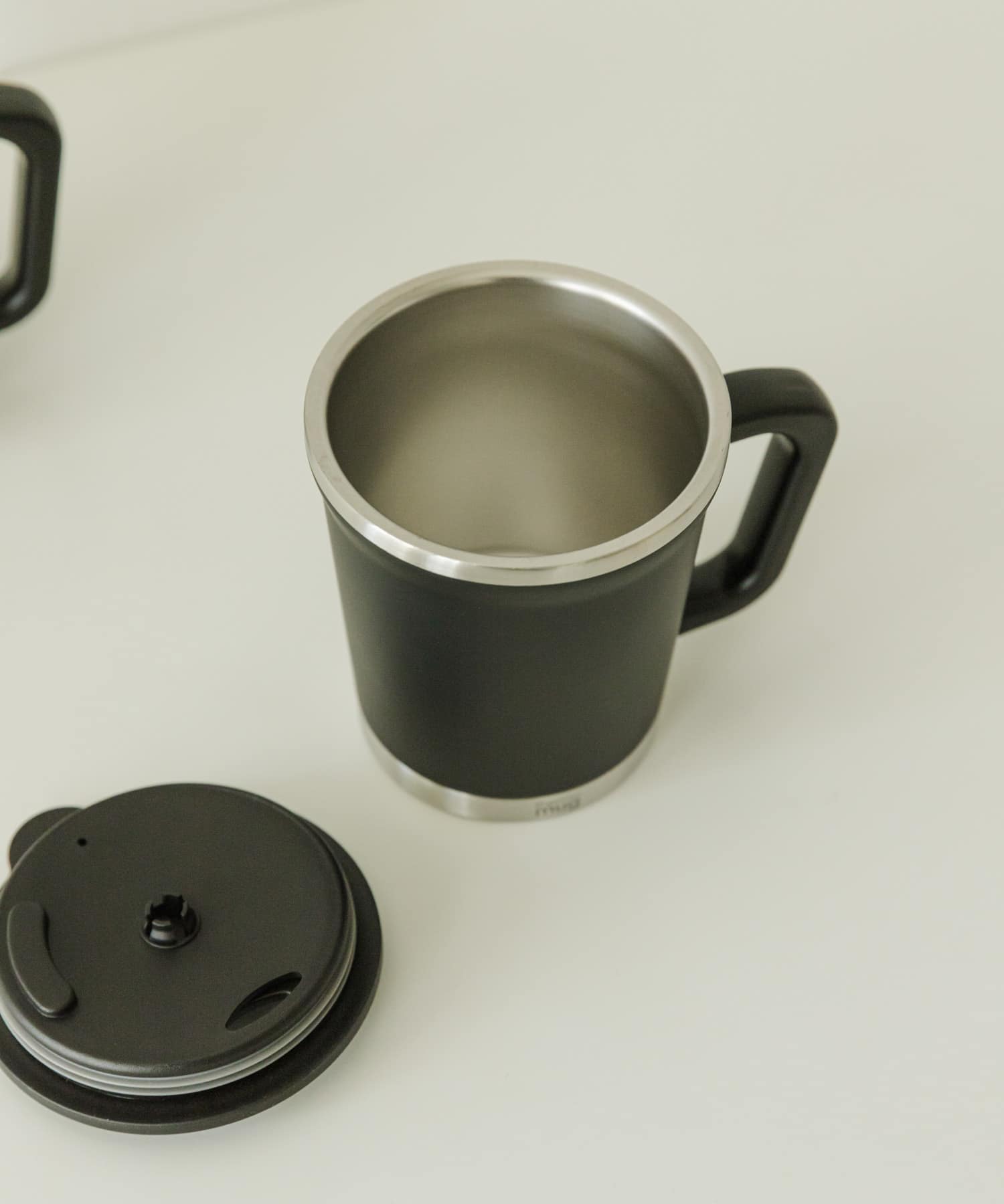 thermo mug　DOUBLE MUG BLACK -