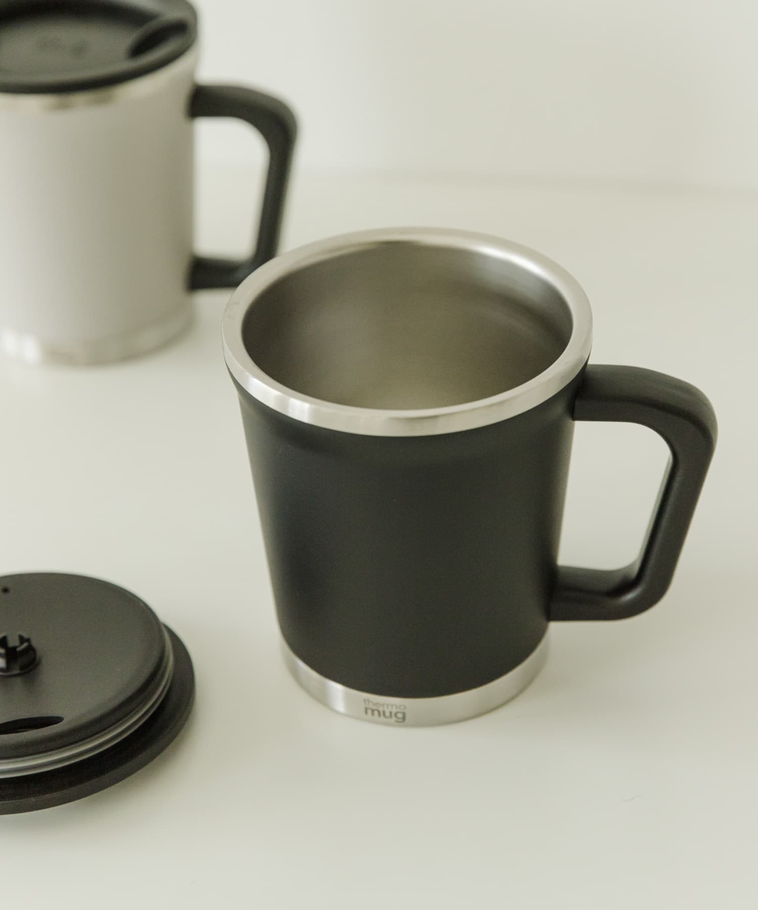 thermo mug　DOUBLE MUG BLACK -