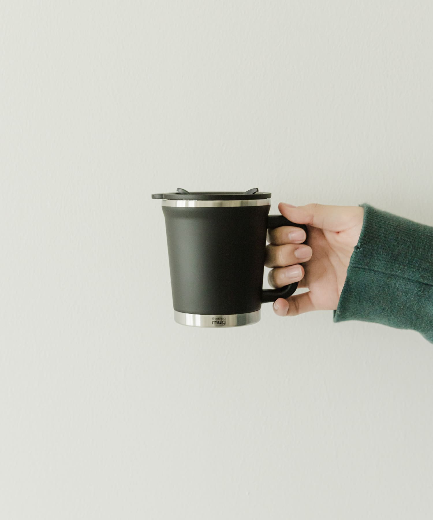 thermo mug　DOUBLE MUG BLACK -