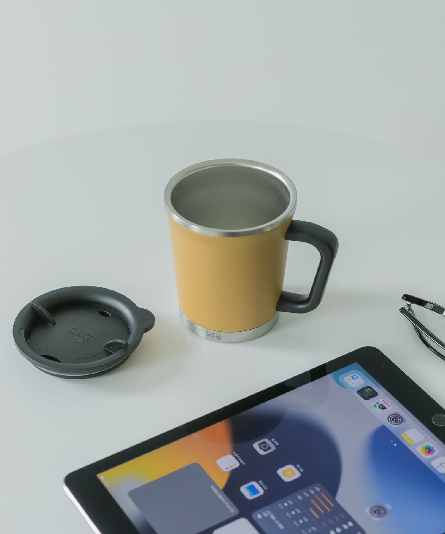 『WEB/一部店舗限定』thermo mug　DOUBLE MUG TAN -