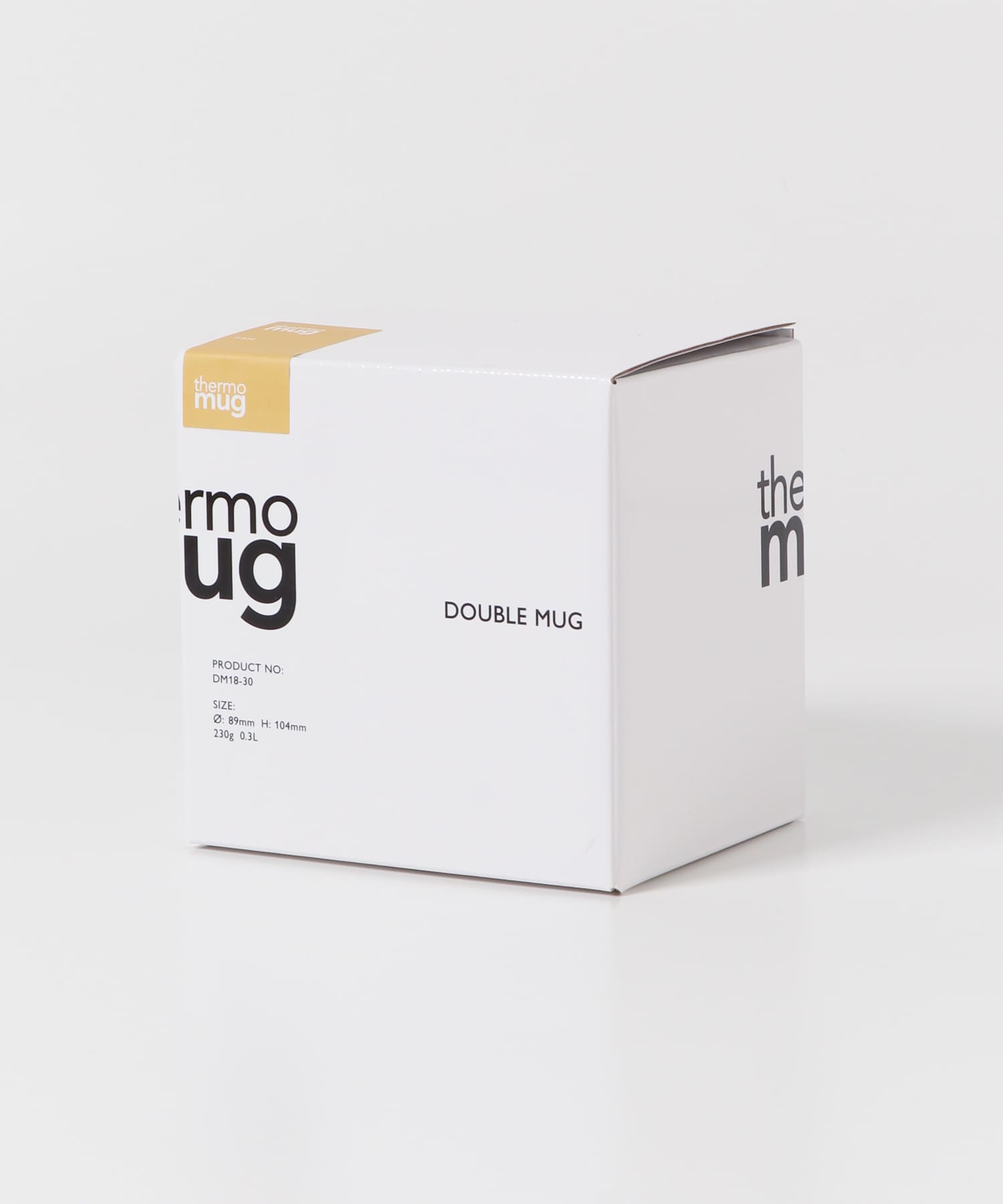 『WEB/一部店舗限定』thermo mug　DOUBLE MUG TAN -