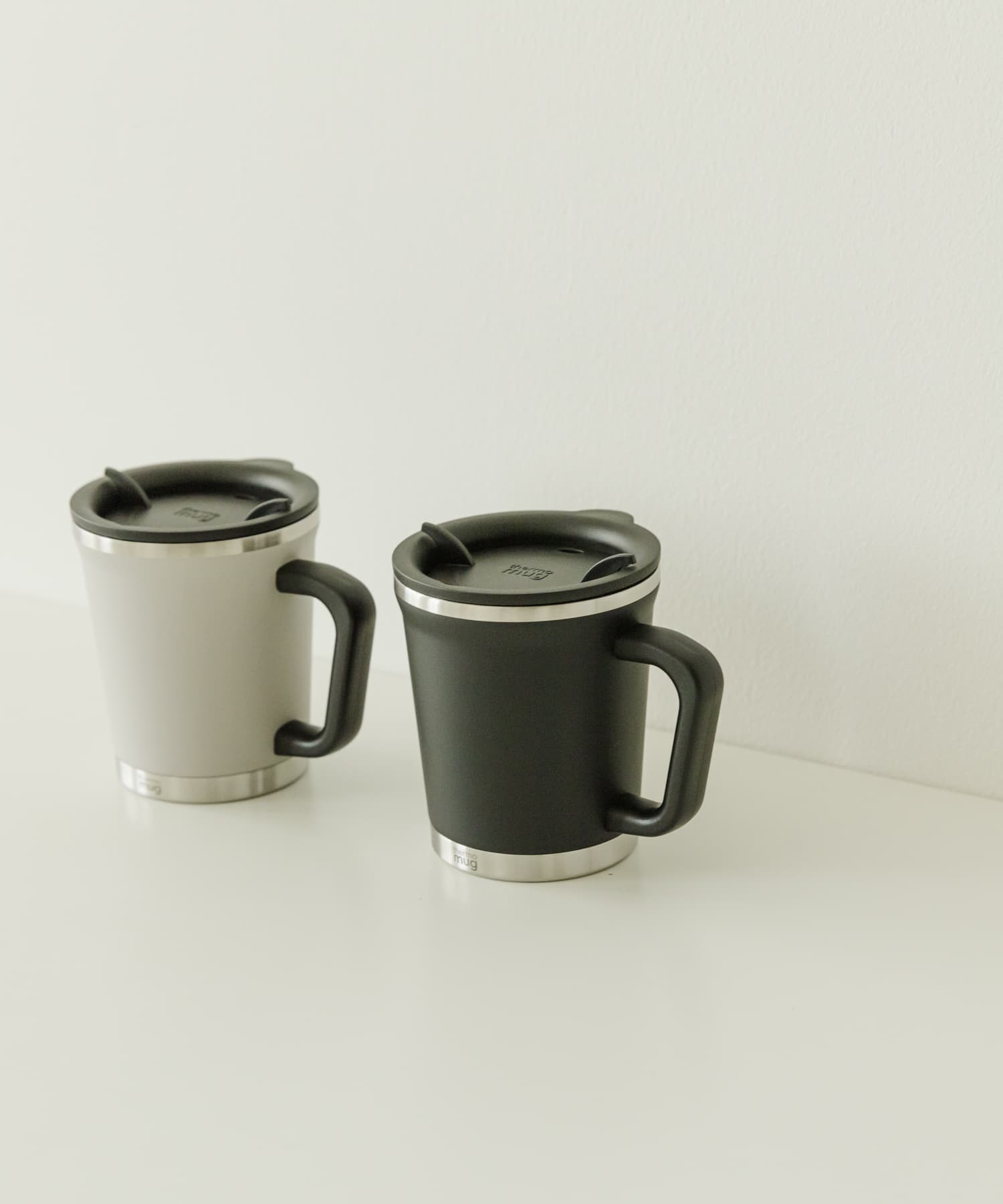 thermo mug　DOUBLE MUG LIGHT GRAY -