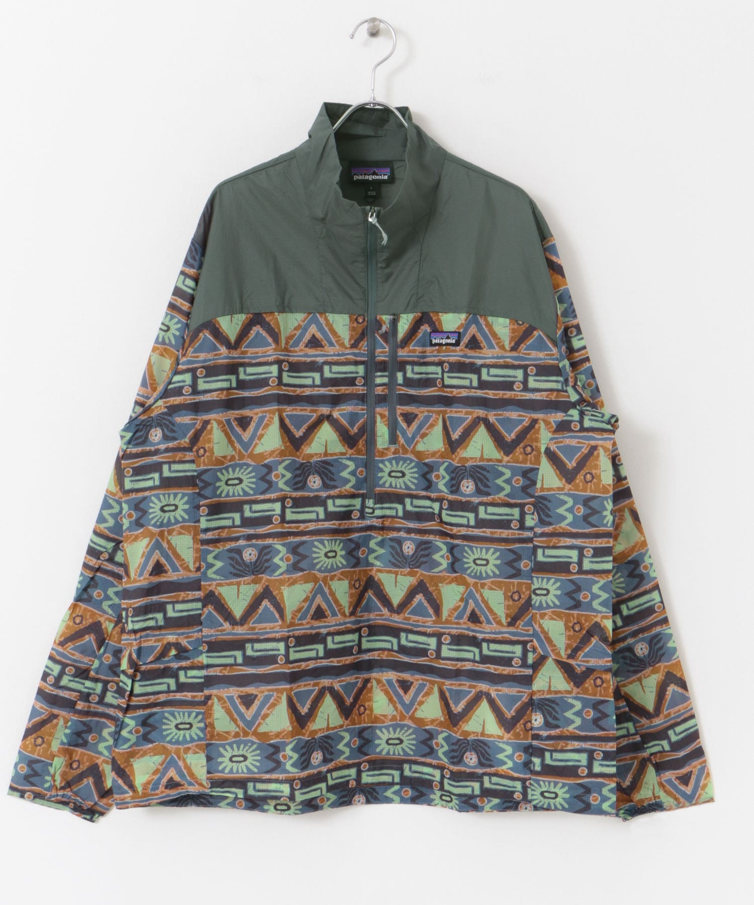 patagonia　Ms HoudiniStash1/2ZipPullover HGFO M