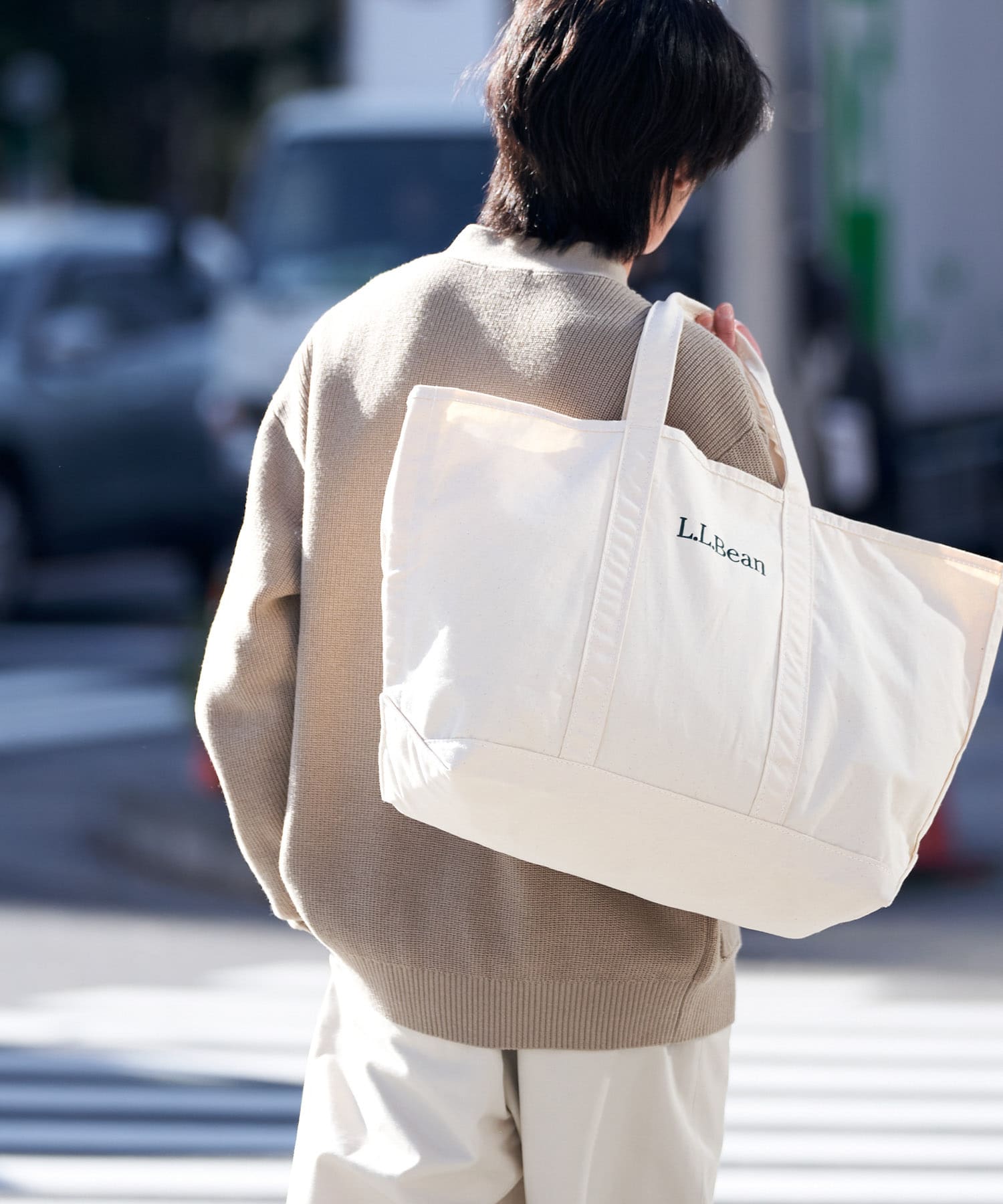 『別注』L.L.Bean×DOORS　グローサリー・トート Natural one