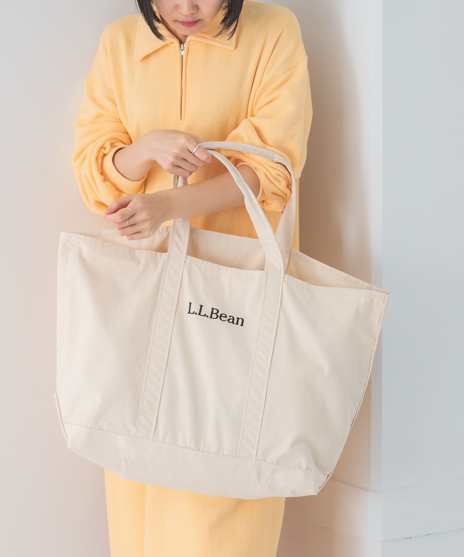 『別注』L.L.Bean×DOORS　グローサリー・トート Natural one