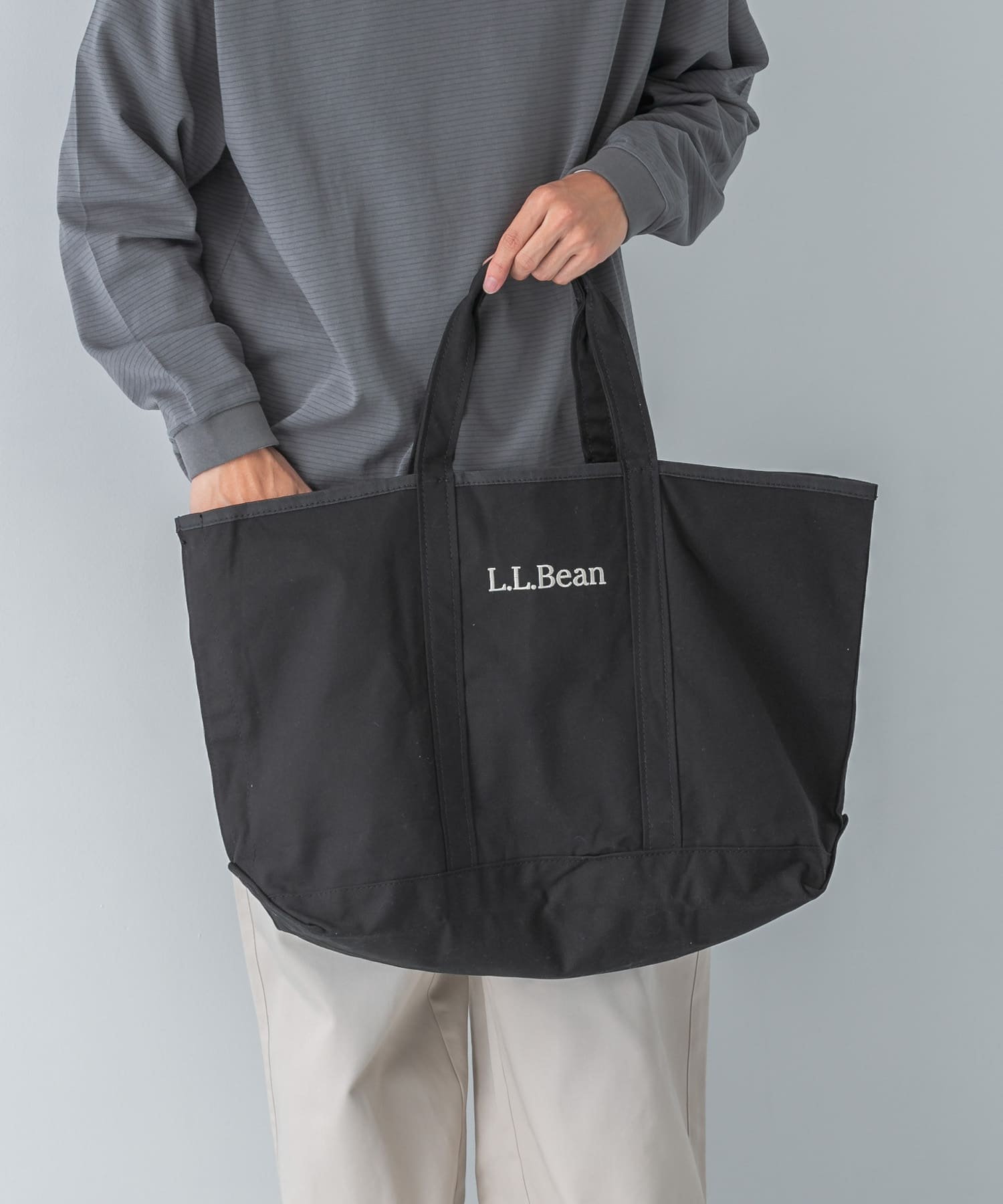 『別注』L.L.Bean×DOORS　グローサリー・トート Black one
