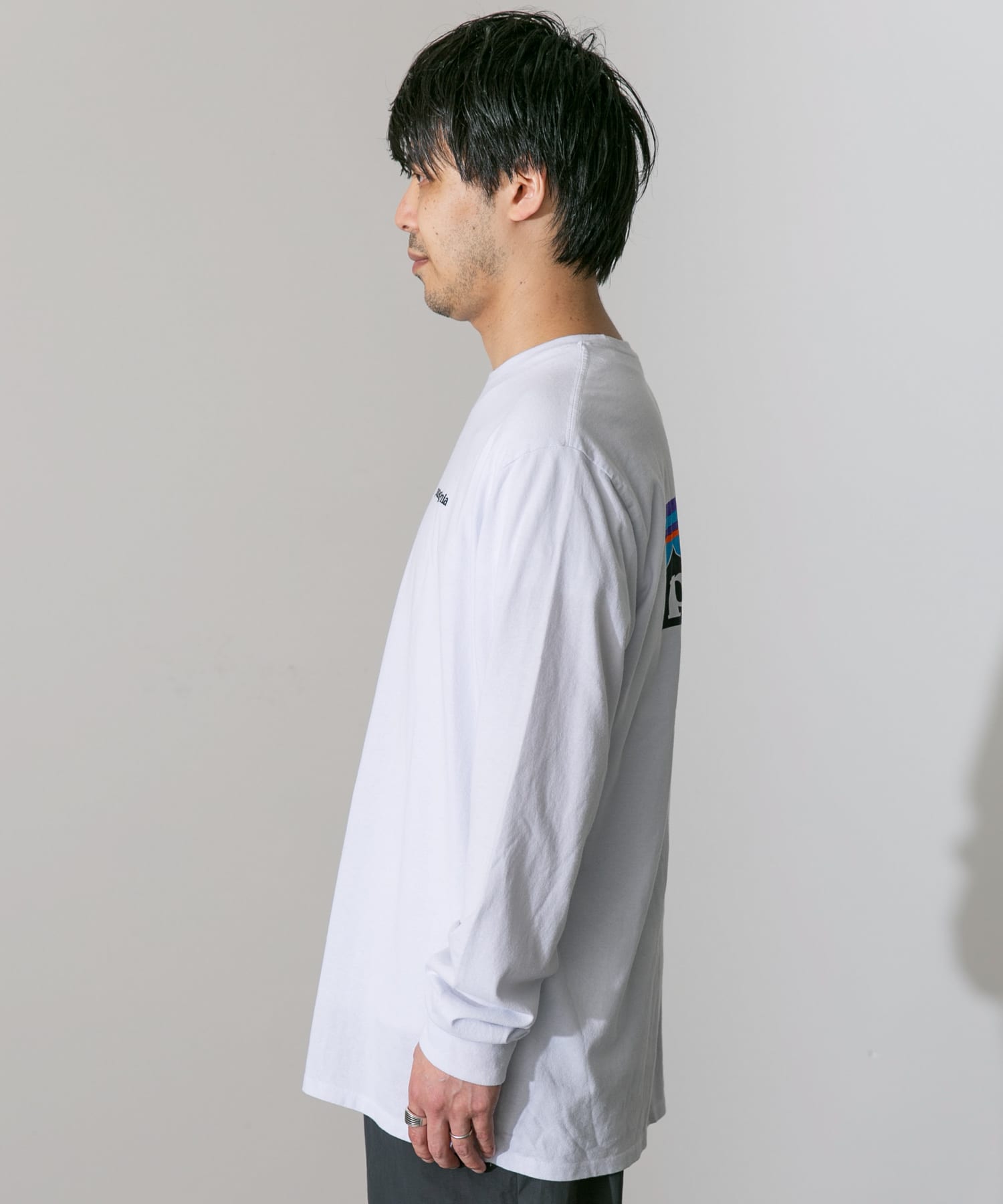 patagonia Long-Sleeve P-6 Logo Re-T-Shirts(S WHI): トップス｜URBAN
