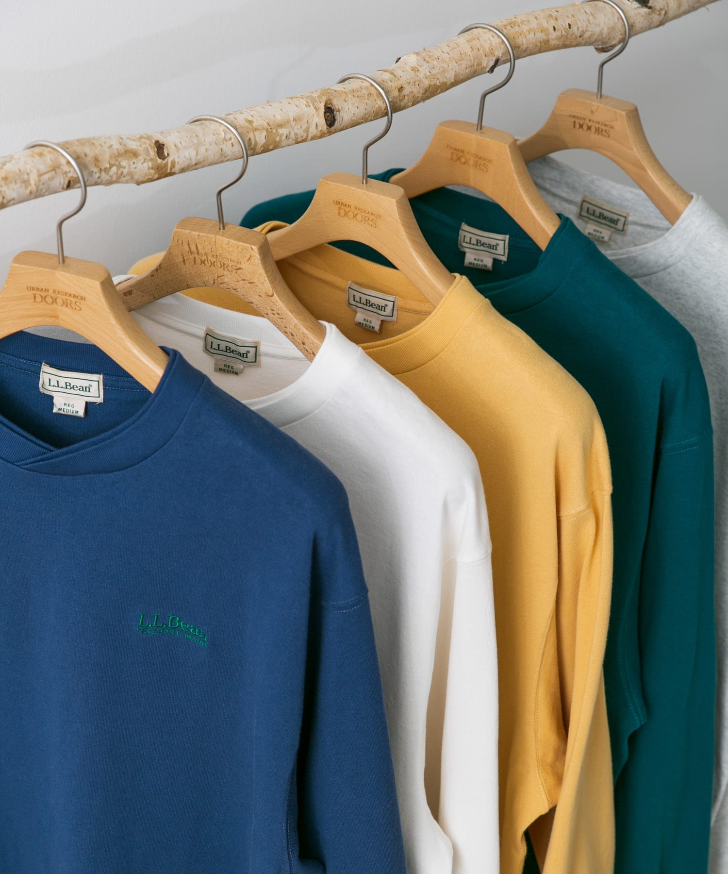 L.L.Bean　Union Long-Sleeve T-Shirts fade navy M