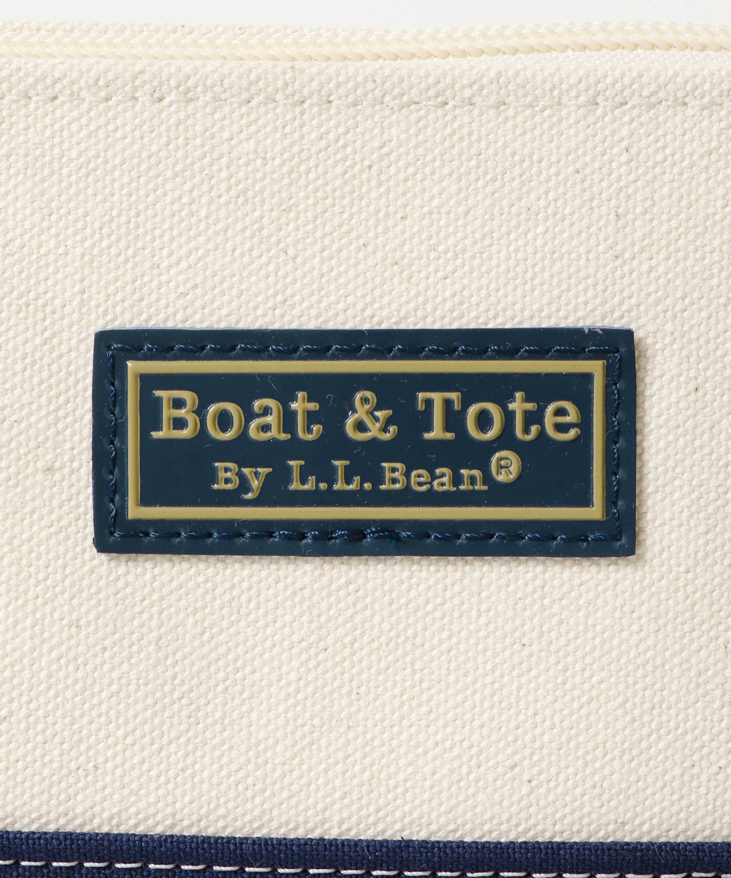 L.L.Bean　Boat and Tote Zip Pouch Blue one