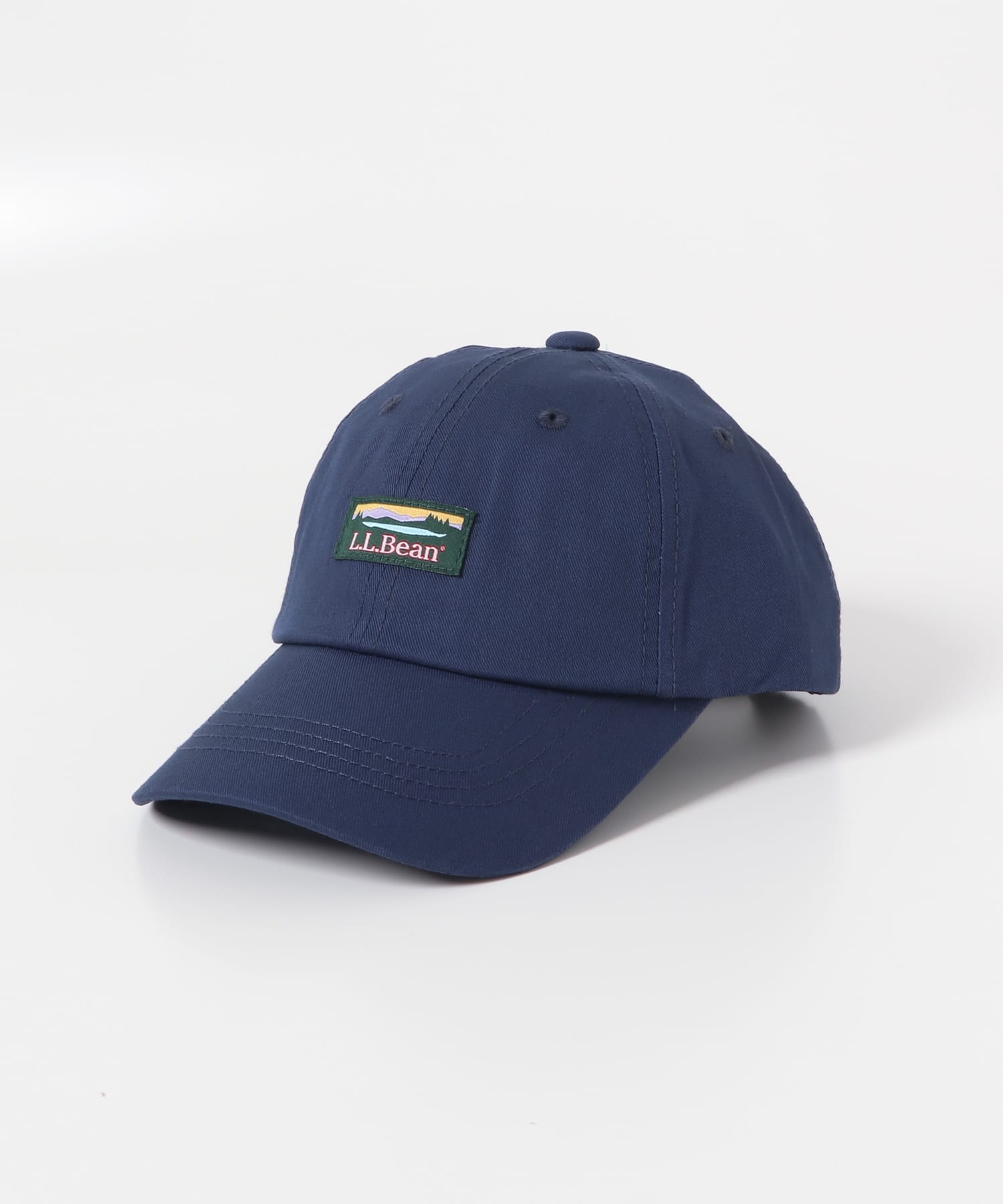 L.L.Bean　Katahdin Logo Cotton Cap Navy one