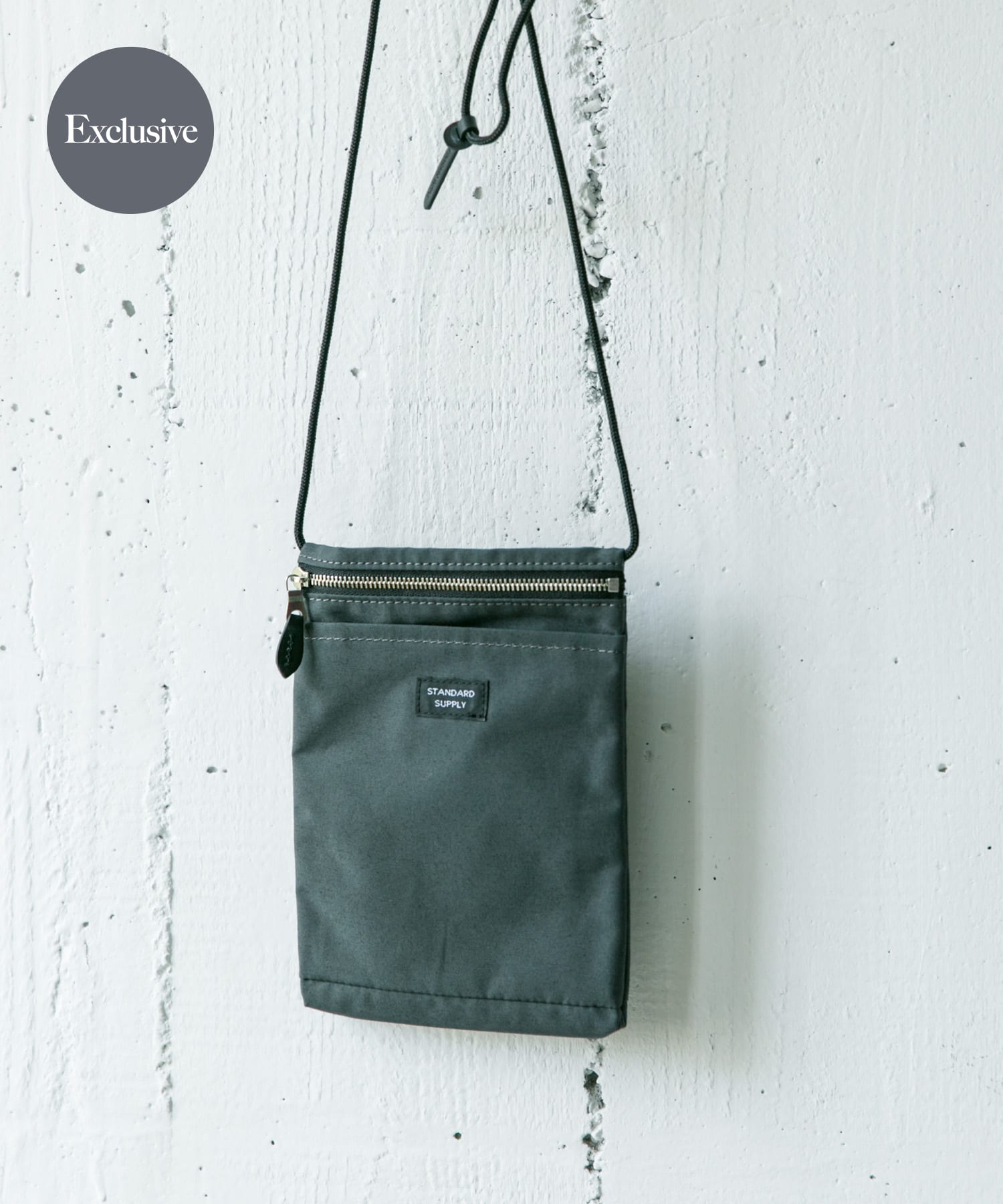 『別注』STANDARD SUPPLY×DOORS　SLING PURSE M/L ST.GREY one