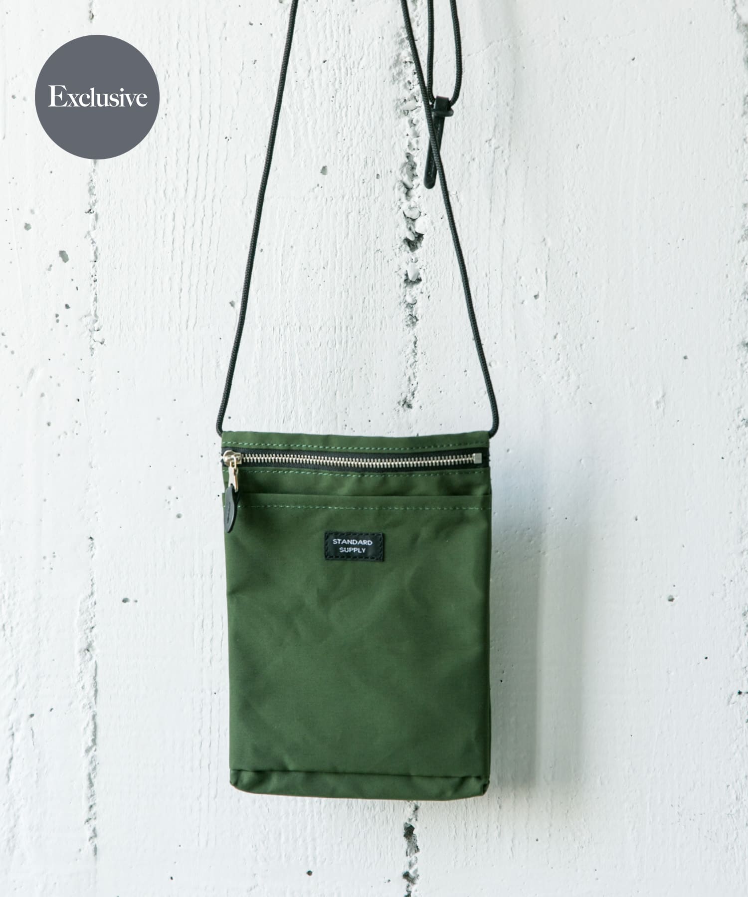『別注』STANDARD SUPPLY×DOORS　SLING PURSE M/L GREEN one