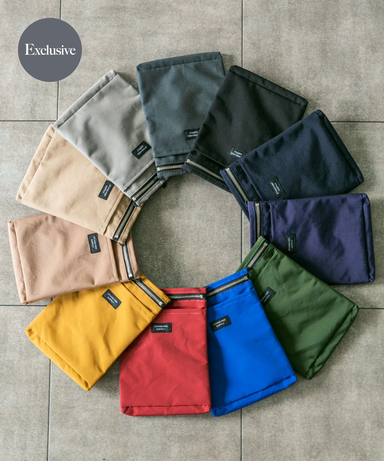 『別注』STANDARD SUPPLY×DOORS　SLING PURSE M/L GOLD one