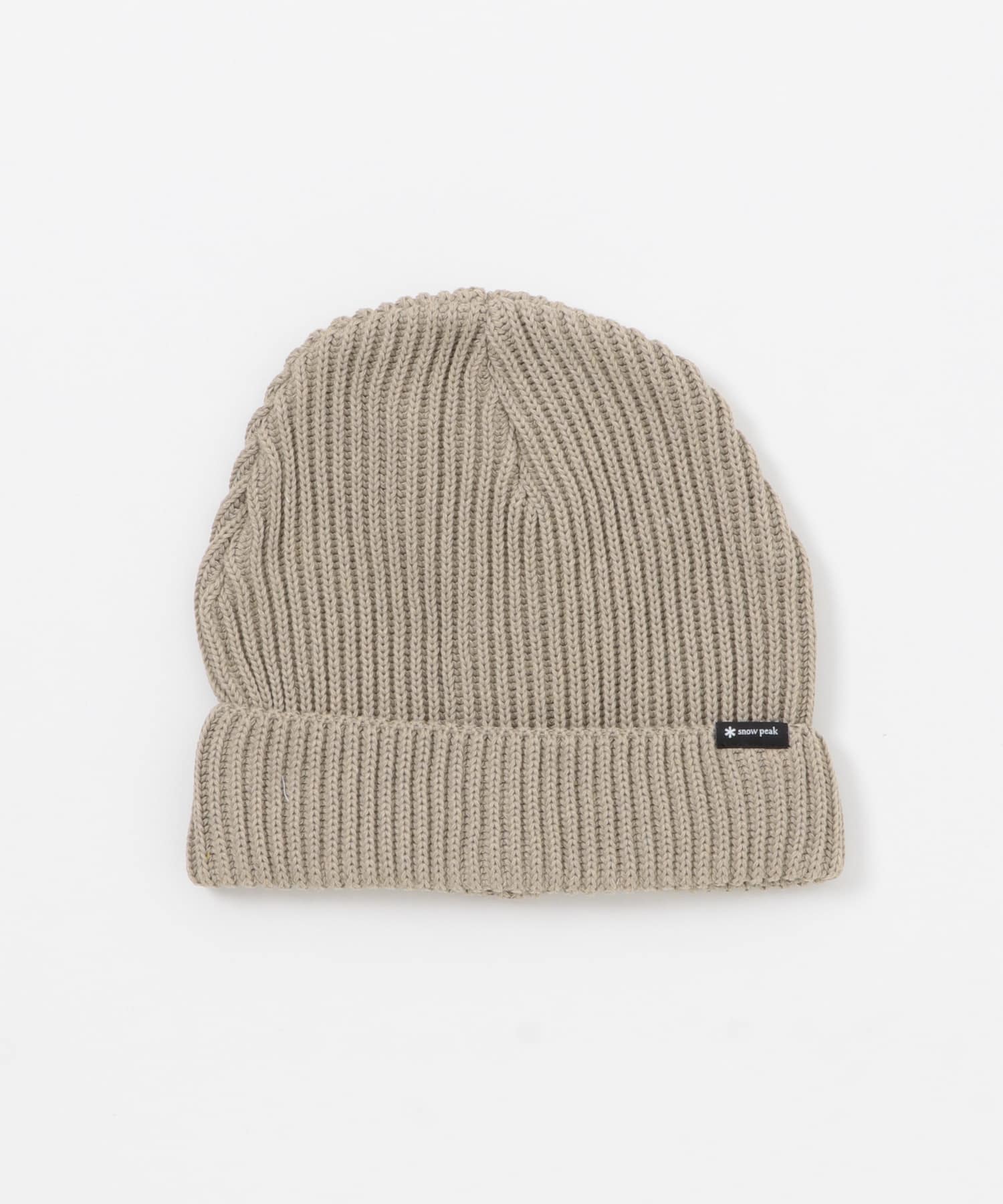 Snow Peak Apparel　Pe/Co Knit Cap Beige one
