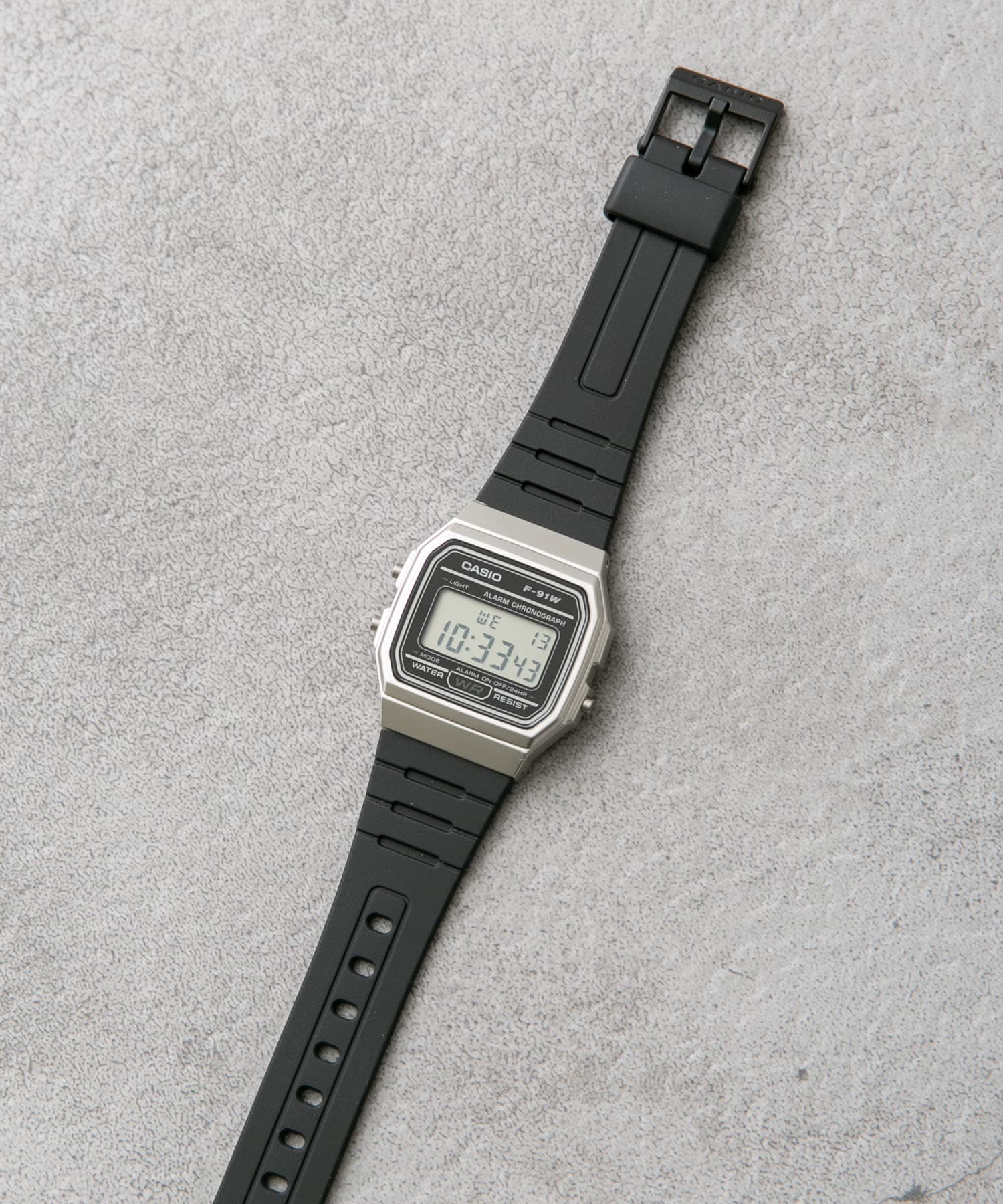 CASIO　F-91WM SILVER/BLK FREE