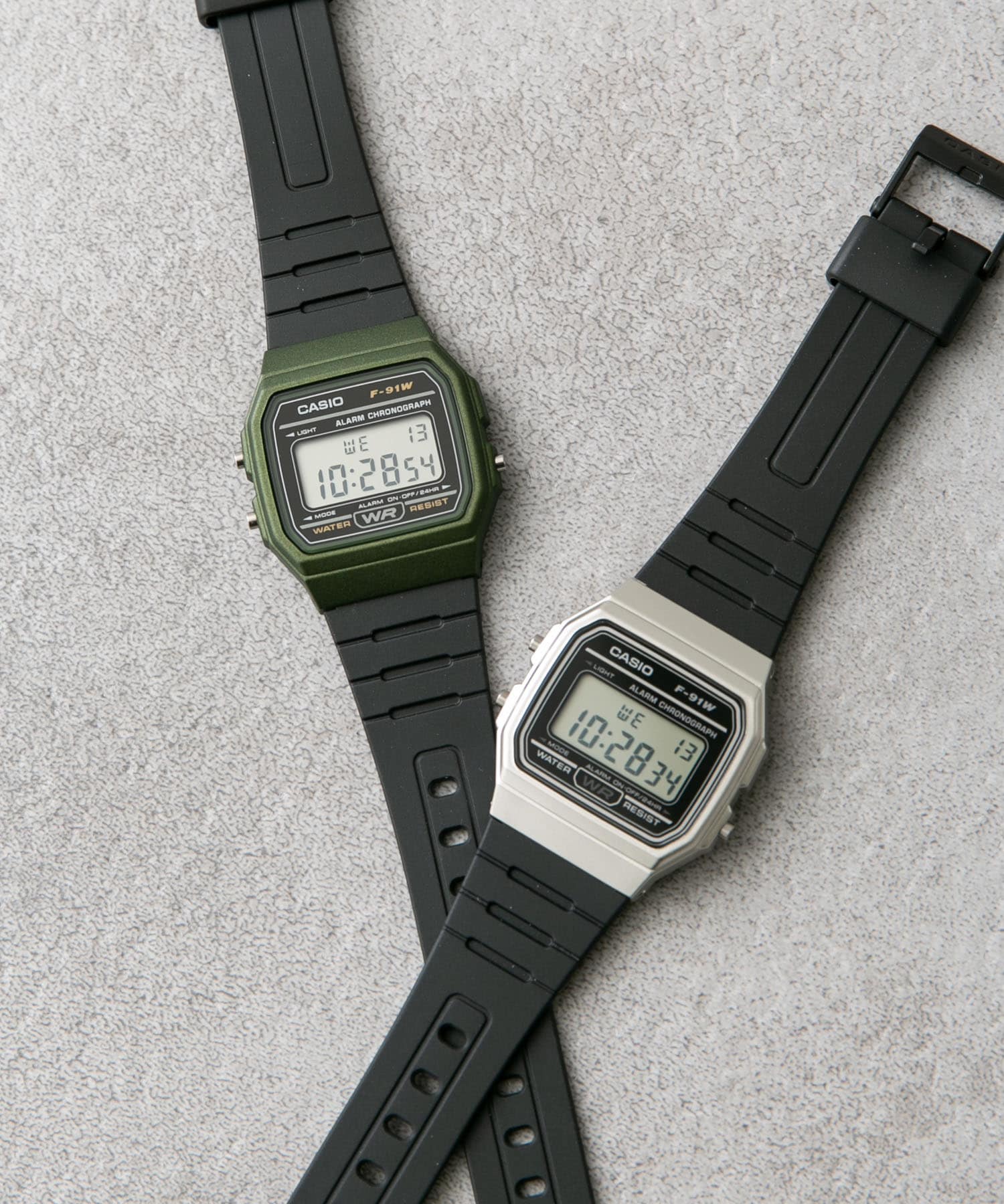 CASIO　F-91WM SILVER/BLK FREE