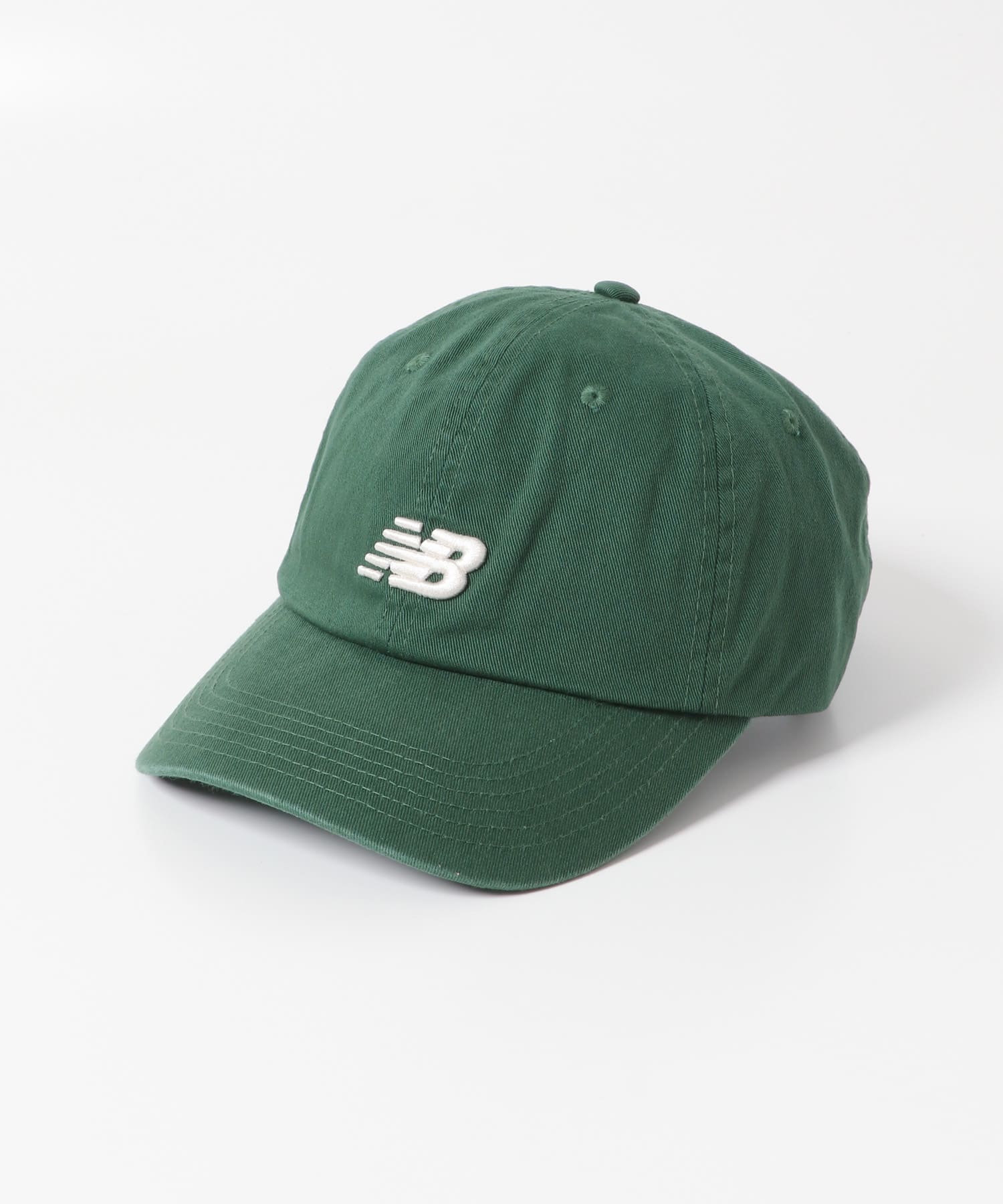 NEW BALANCE　カーブドブリムNBキャップ NWG one