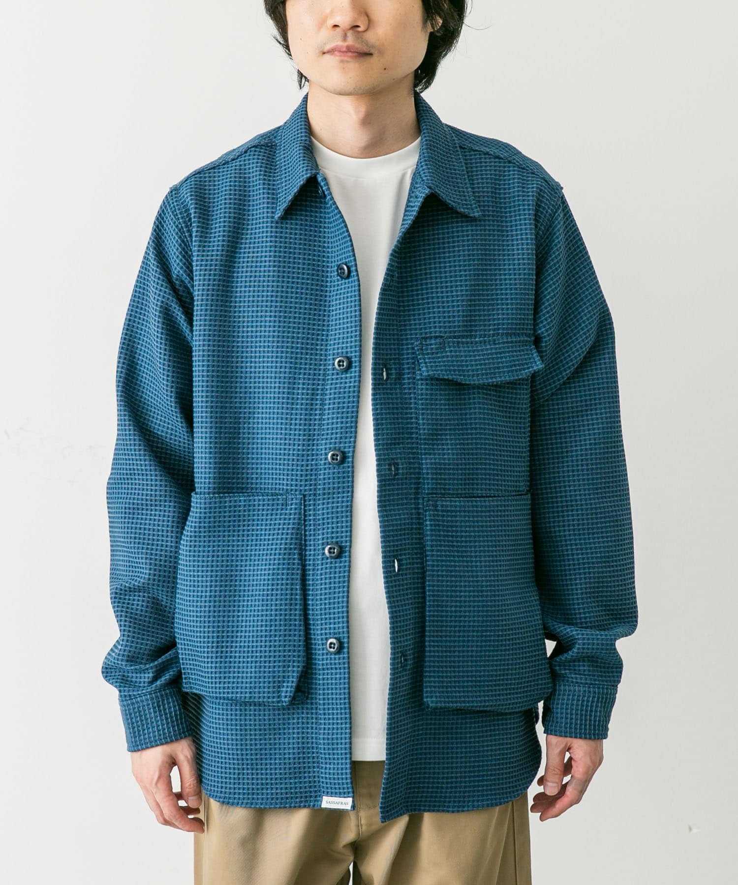 SASSAFRAS Digs Crew Half(S Natural): アウター｜URBAN
