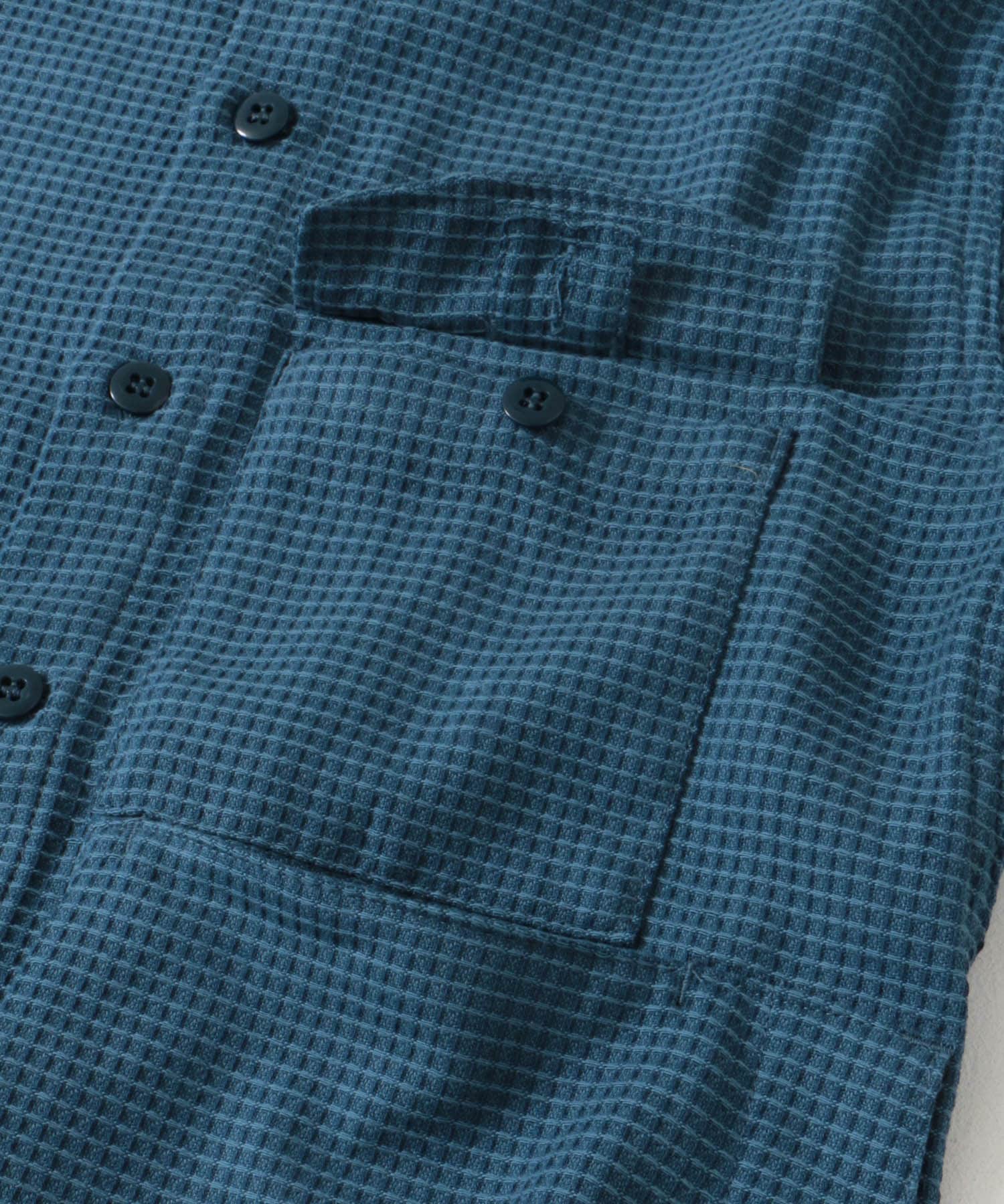 SASSAFRAS　Digs Crew Half Indigo S