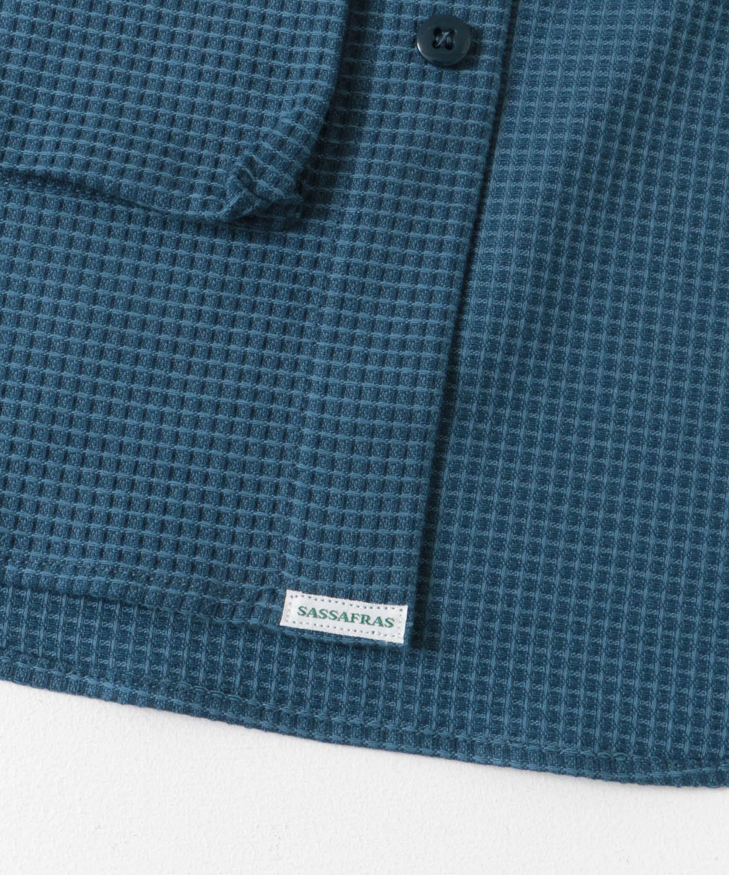 SASSAFRAS　Digs Crew Half Indigo S