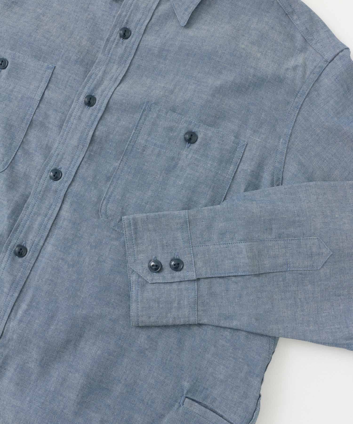 SASSAFRAS　Gardening At Night Shirts Blue S
