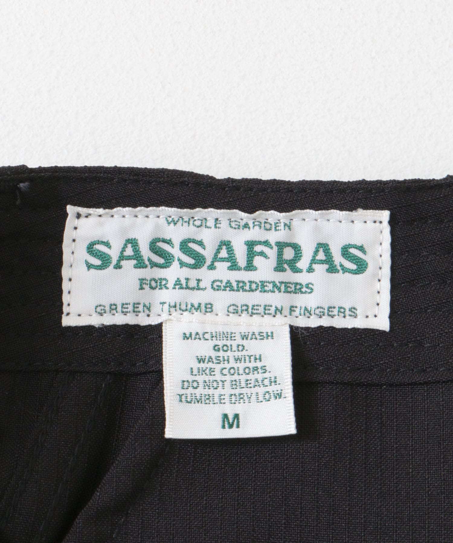 『別注』SASSAFRAS×DOORS　SprayerStreamPants Black XS