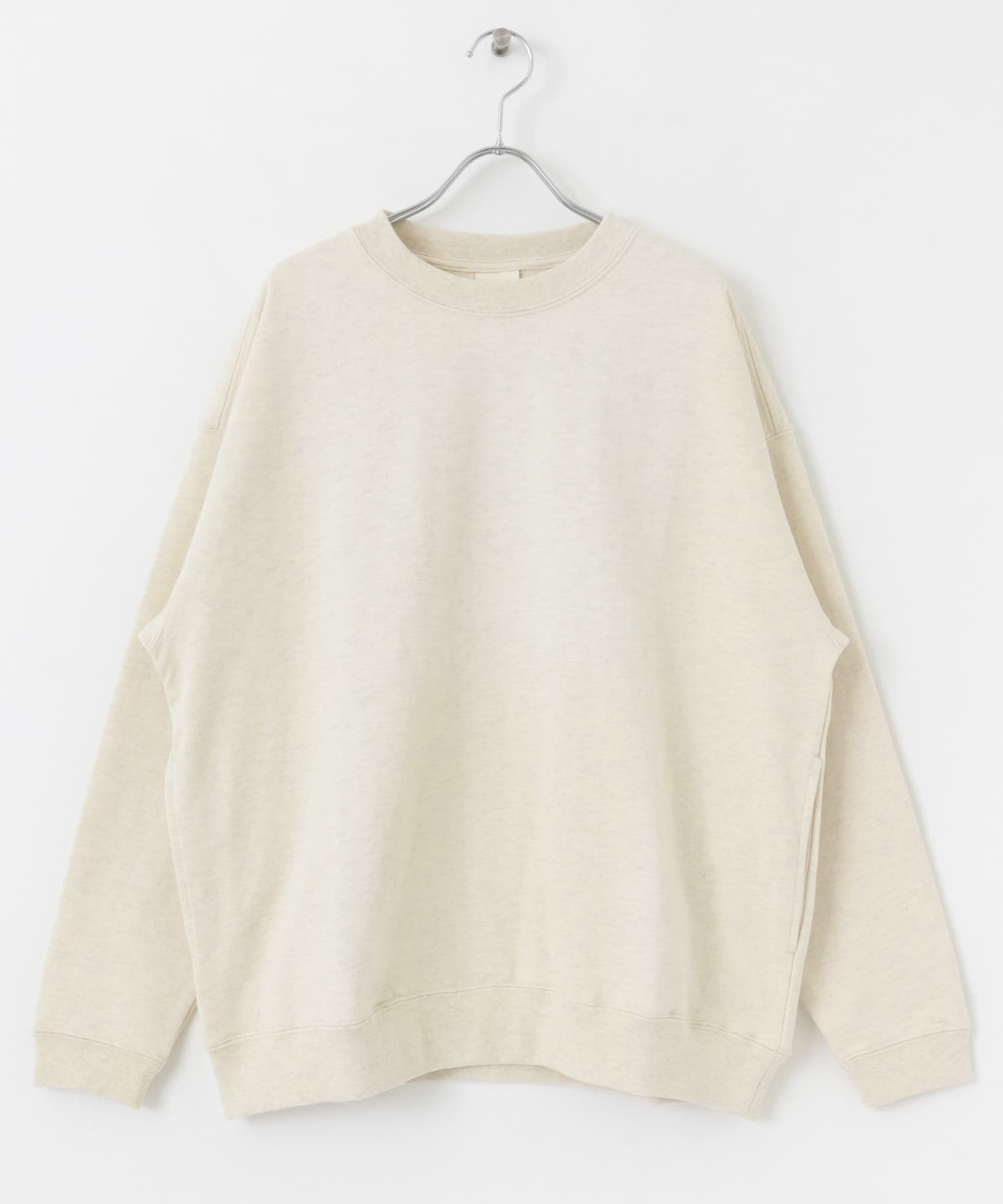Snow Peak Apparel　Recycled Cotton Sweat Crew-Neck Oatmeal M