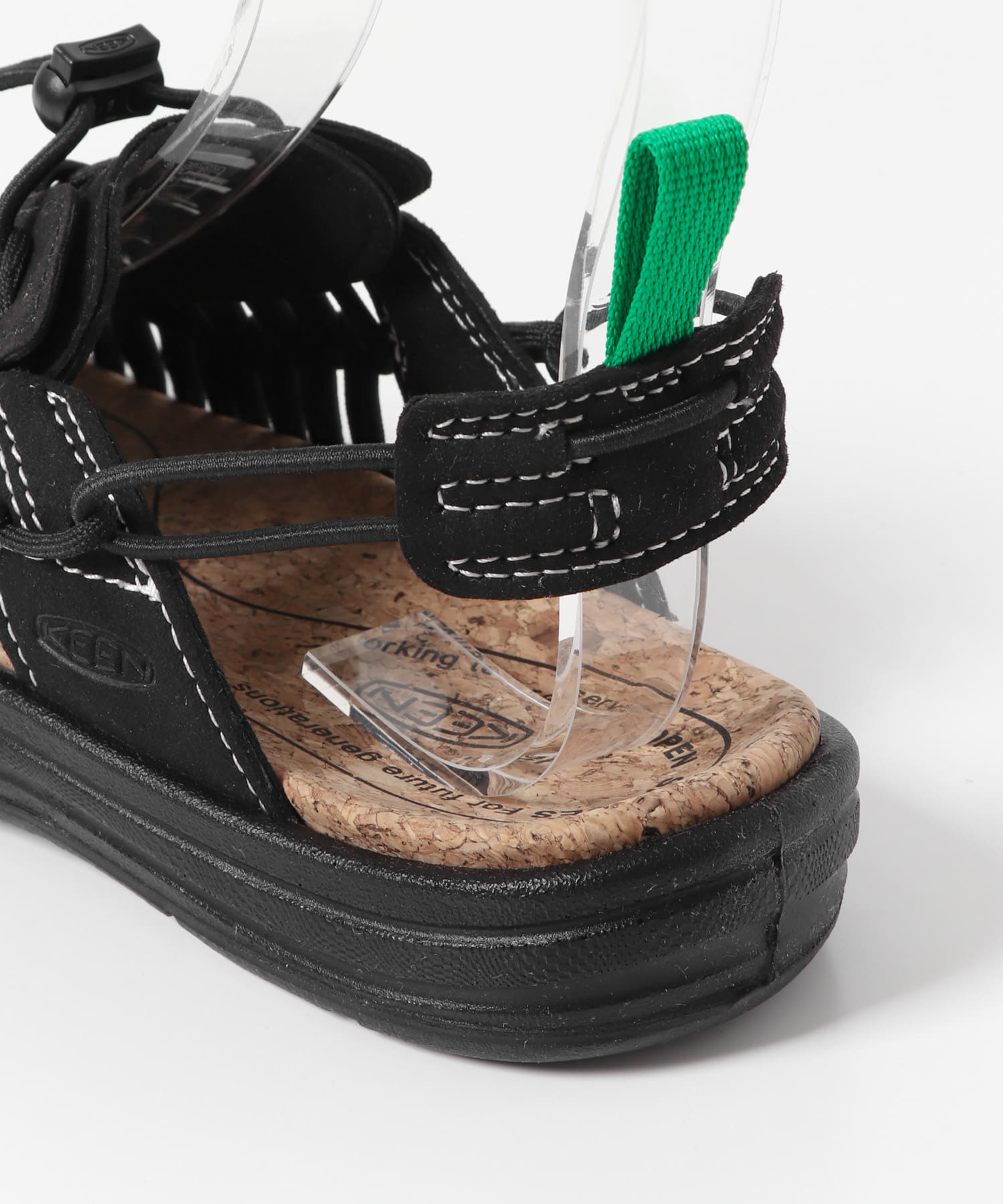 KEEN　UNEEK II CONVERTIBLE BLK/L.GRN 8