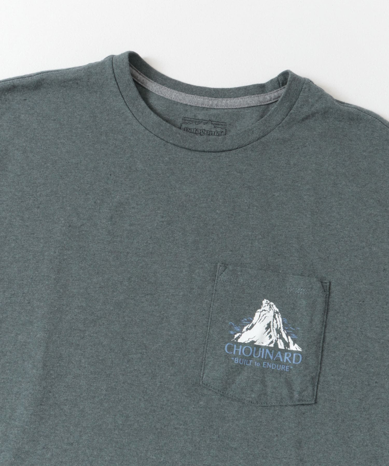 patagonia　ChouinardCrestPocketRe-T-Shirts NUVG S