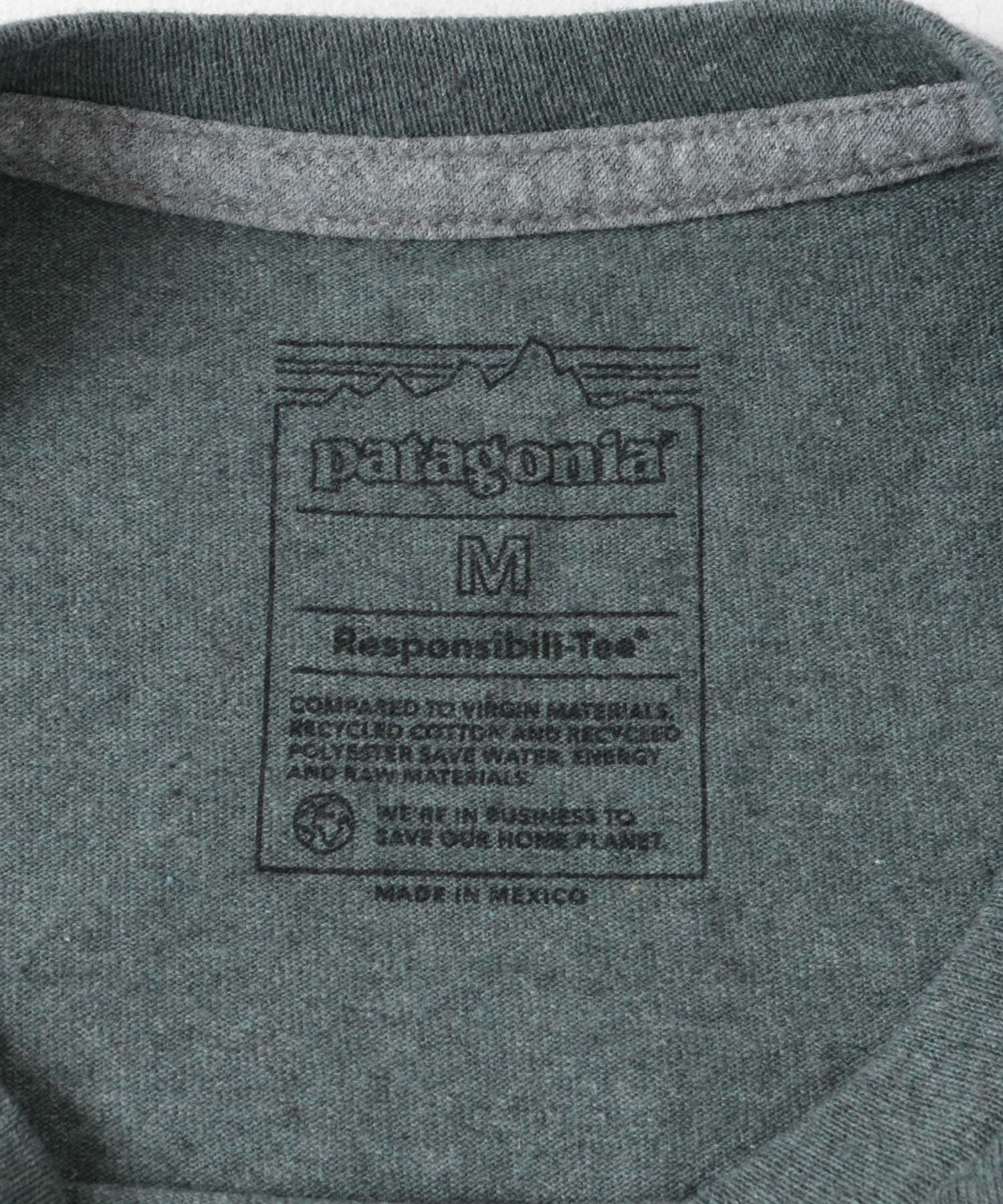 patagonia　ChouinardCrestPocketRe-T-Shirts NUVG S