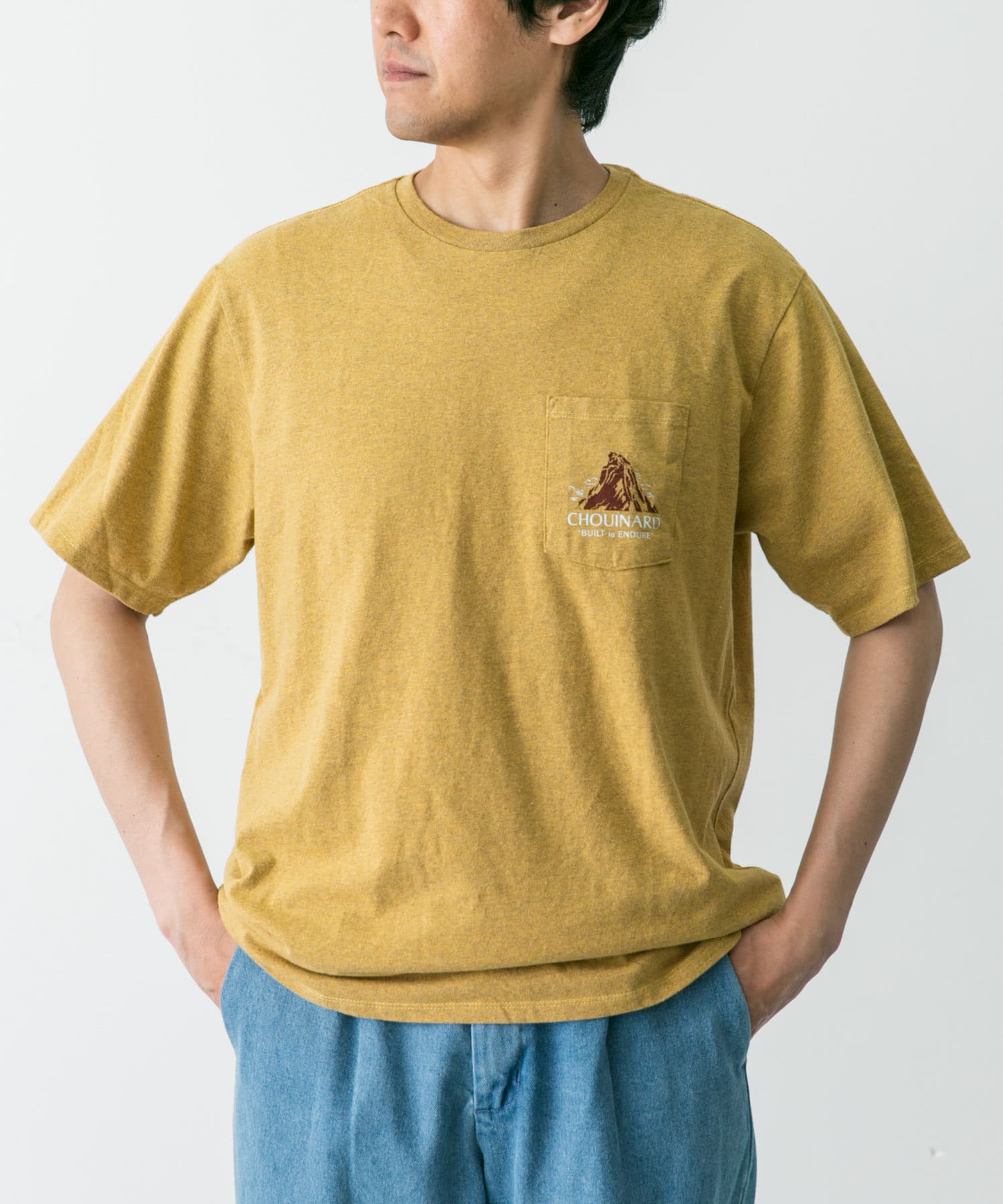 patagonia　ChouinardCrestPocketRe-T-Shirts