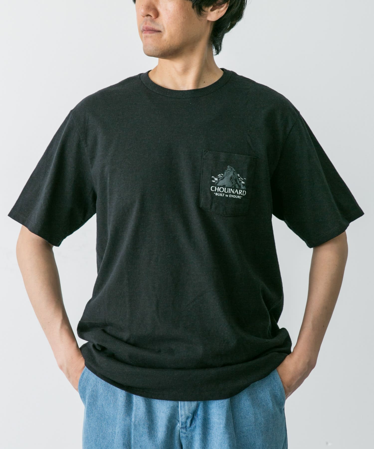 patagonia　ChouinardCrestPocketRe-T-Shirts