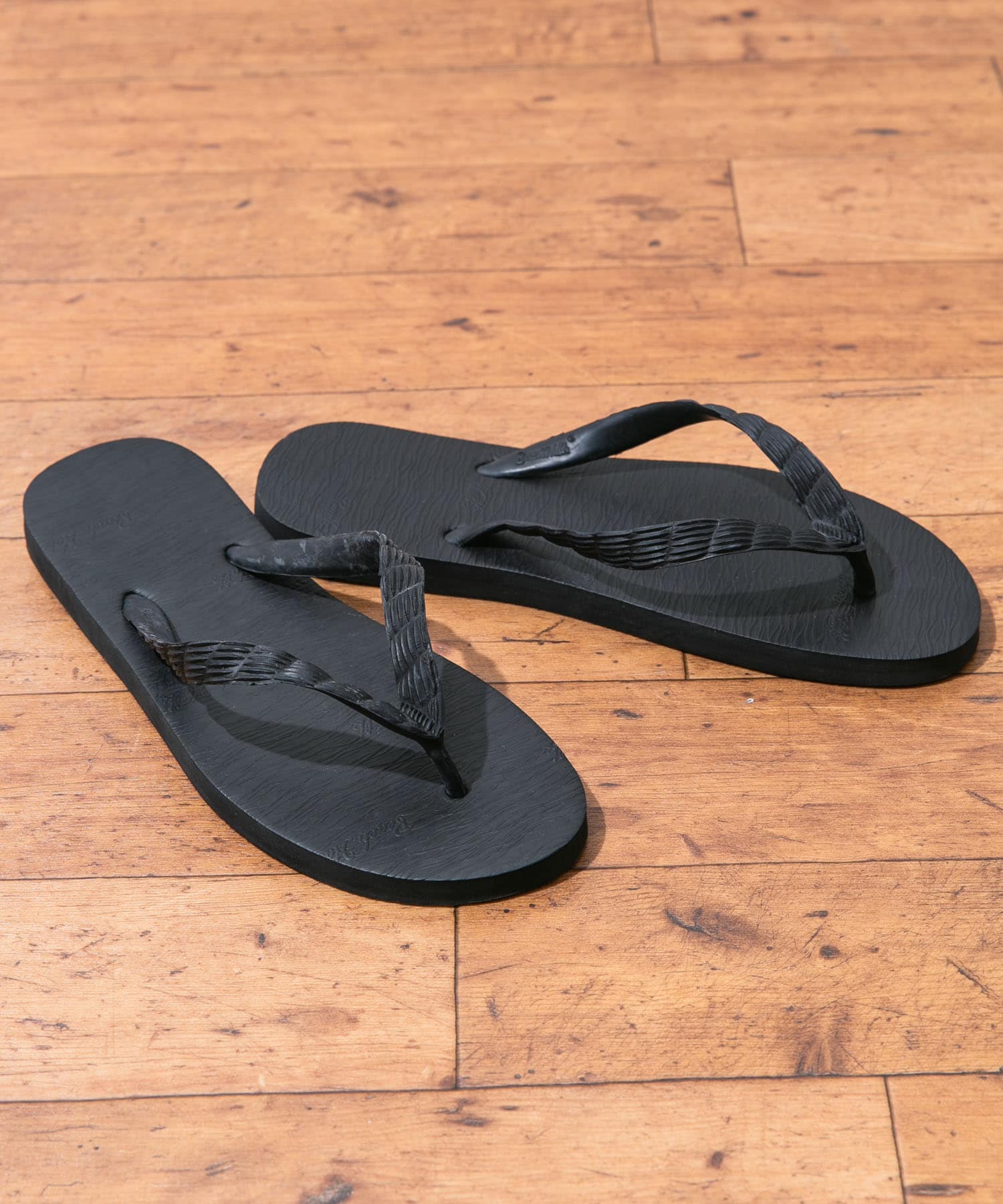 『一部別注カラー』BEACH WALK　ビーチサンダル Black 25