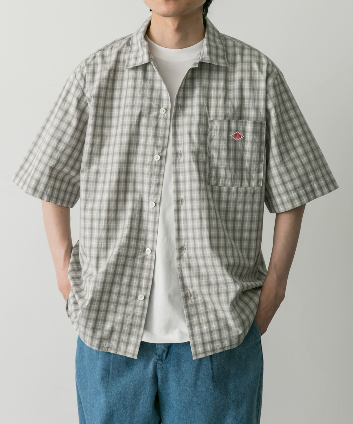 DANTON　WORK SHIRTS SHORT-SLEEVE
