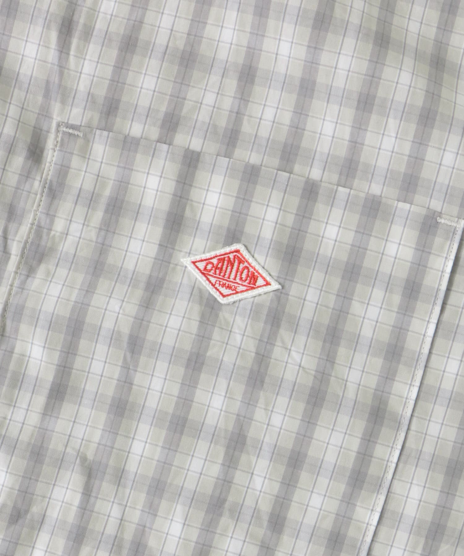 DANTON　WORK SHIRTS SHORT-SLEEVE WHITECHECK 42