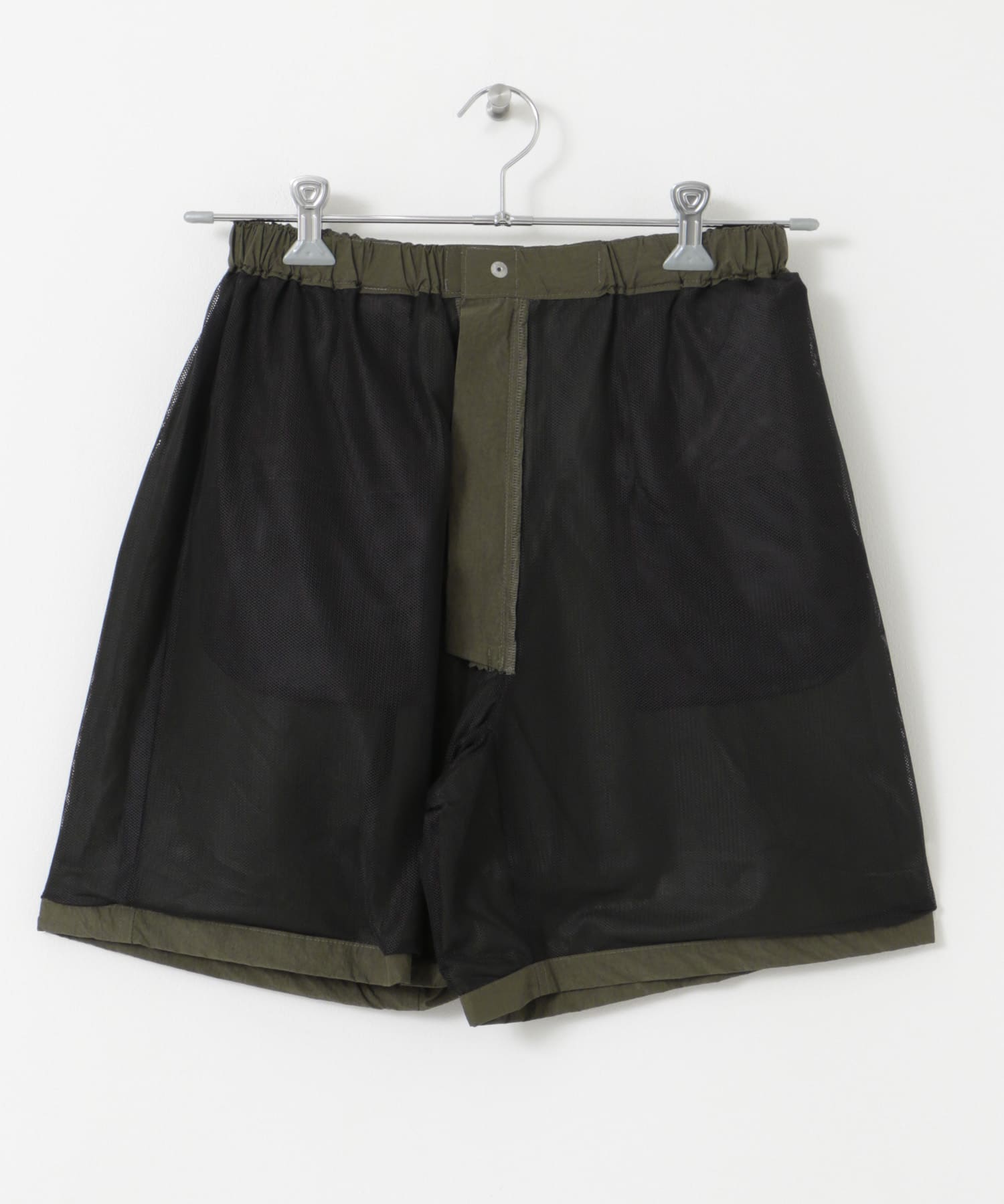 ENDS and MEANS　Utility Shorts Olive L