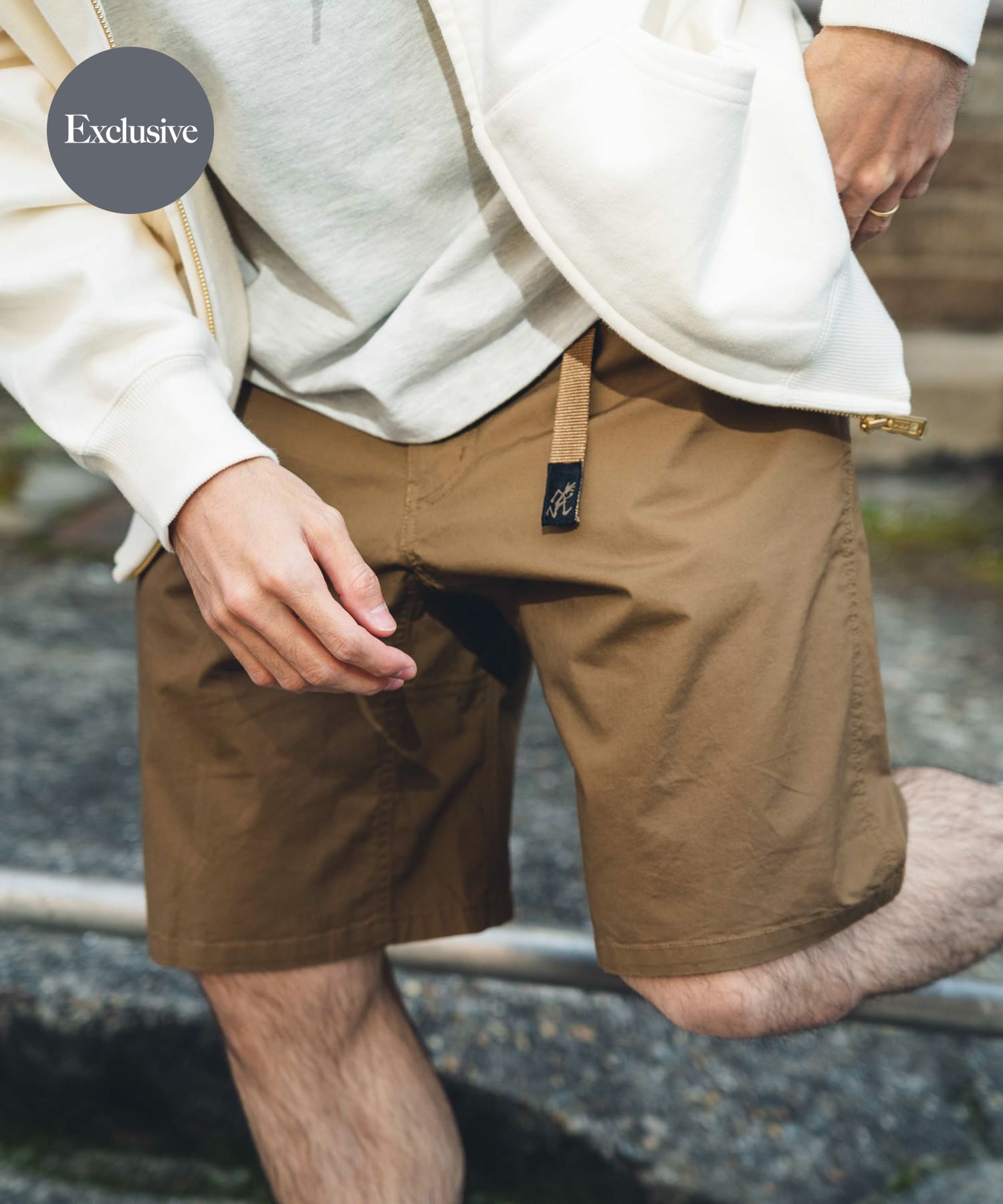 『別注』Gramicci for DOORS　STRETCH WEATHER SHORTS