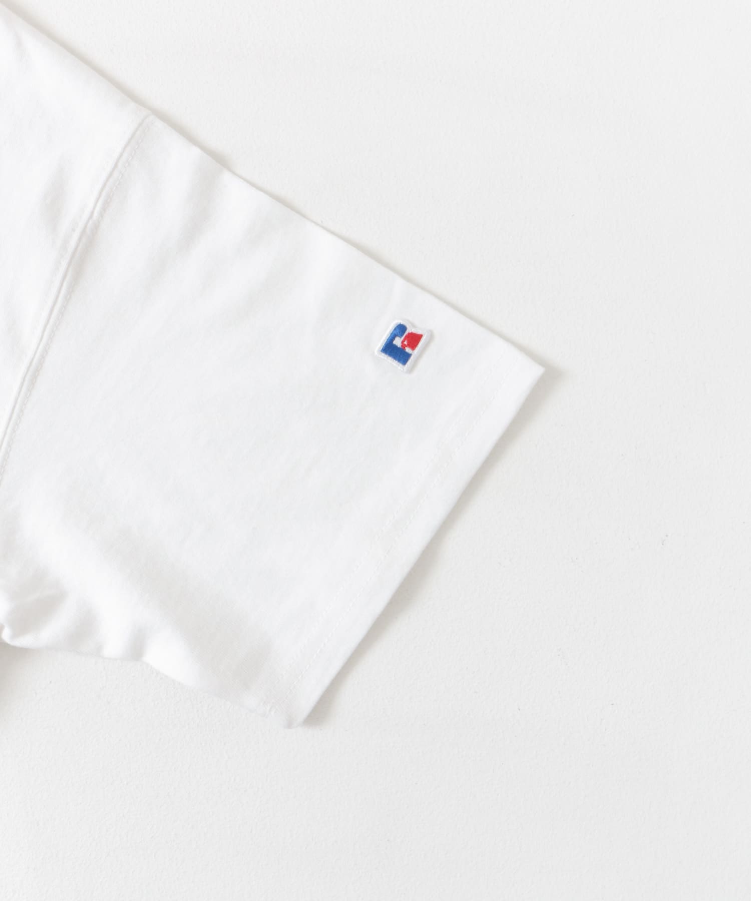 『別注』RUSSELL ATHLETIC×DOORS　USA Cotton Basic Tee WHT M