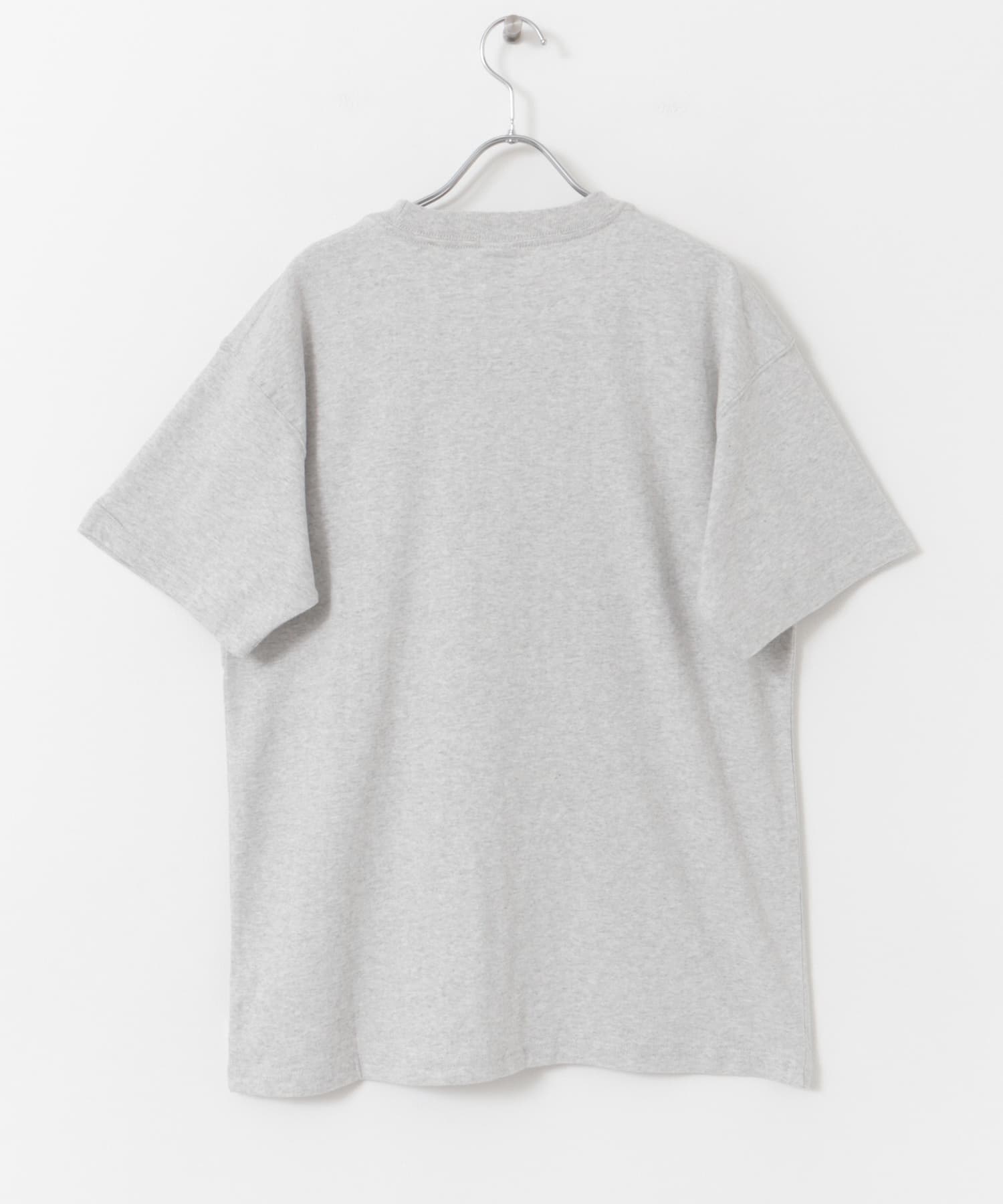 『別注』RUSSELL ATHLETIC×DOORS　USA Cotton Basic Tee ASH M