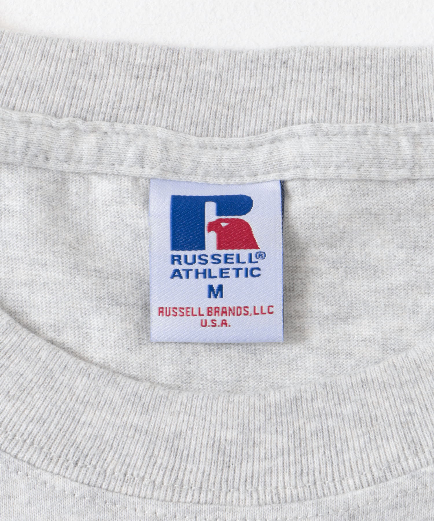 『別注』RUSSELL ATHLETIC×DOORS　USA Cotton Basic Tee ASH M