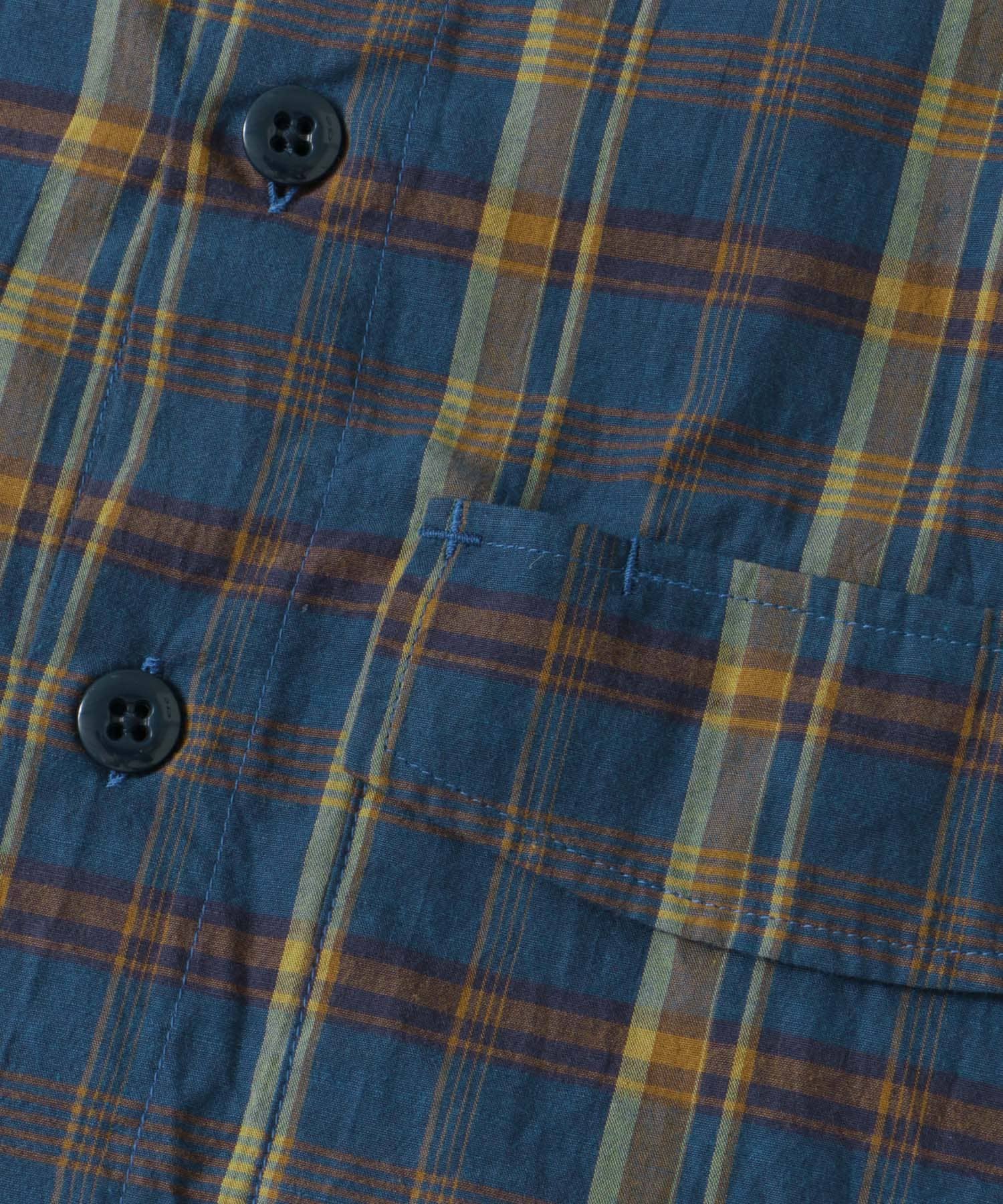 SASSAFRAS　Digs Crew Half 1/2 NavyCheck S