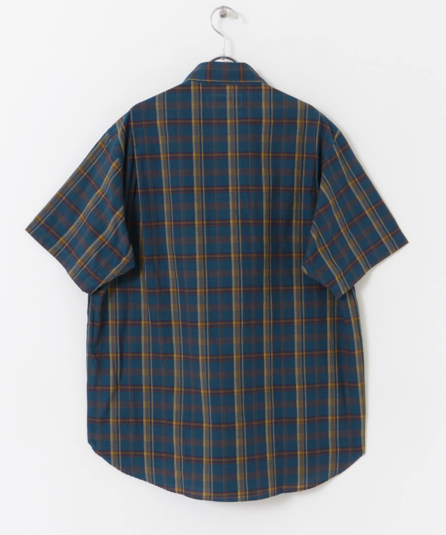 SASSAFRAS　Digs Crew Half 1/2 NavyCheck S