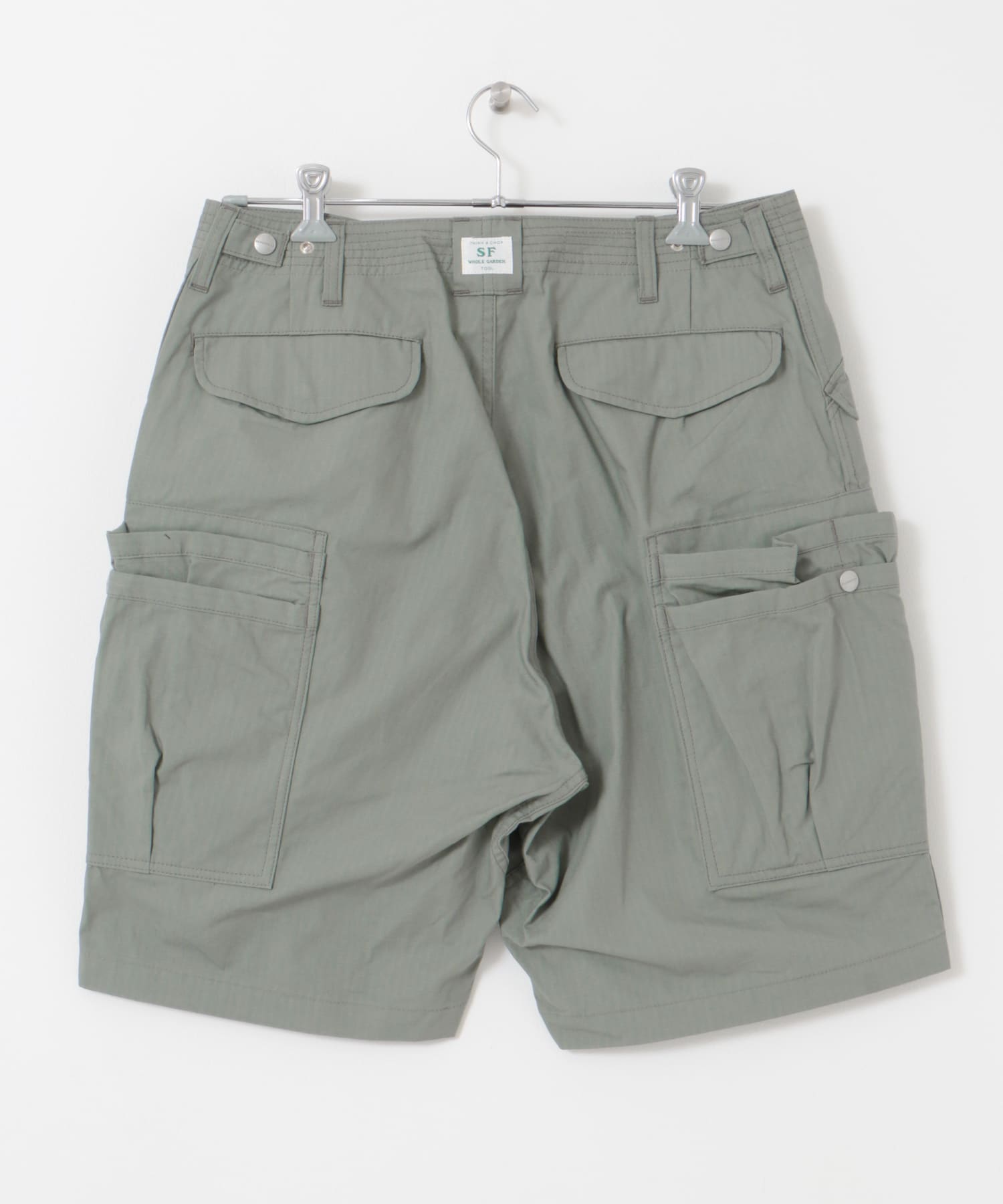 『別注』SASSAFRAS×DOORS　Overgrown Pants1/2 Gray S