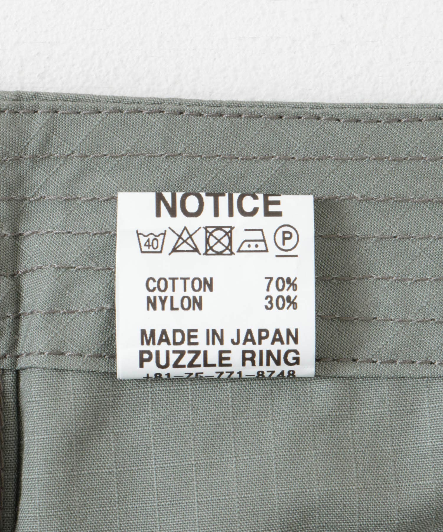 『別注』SASSAFRAS×DOORS　Overgrown Pants1/2 Gray S