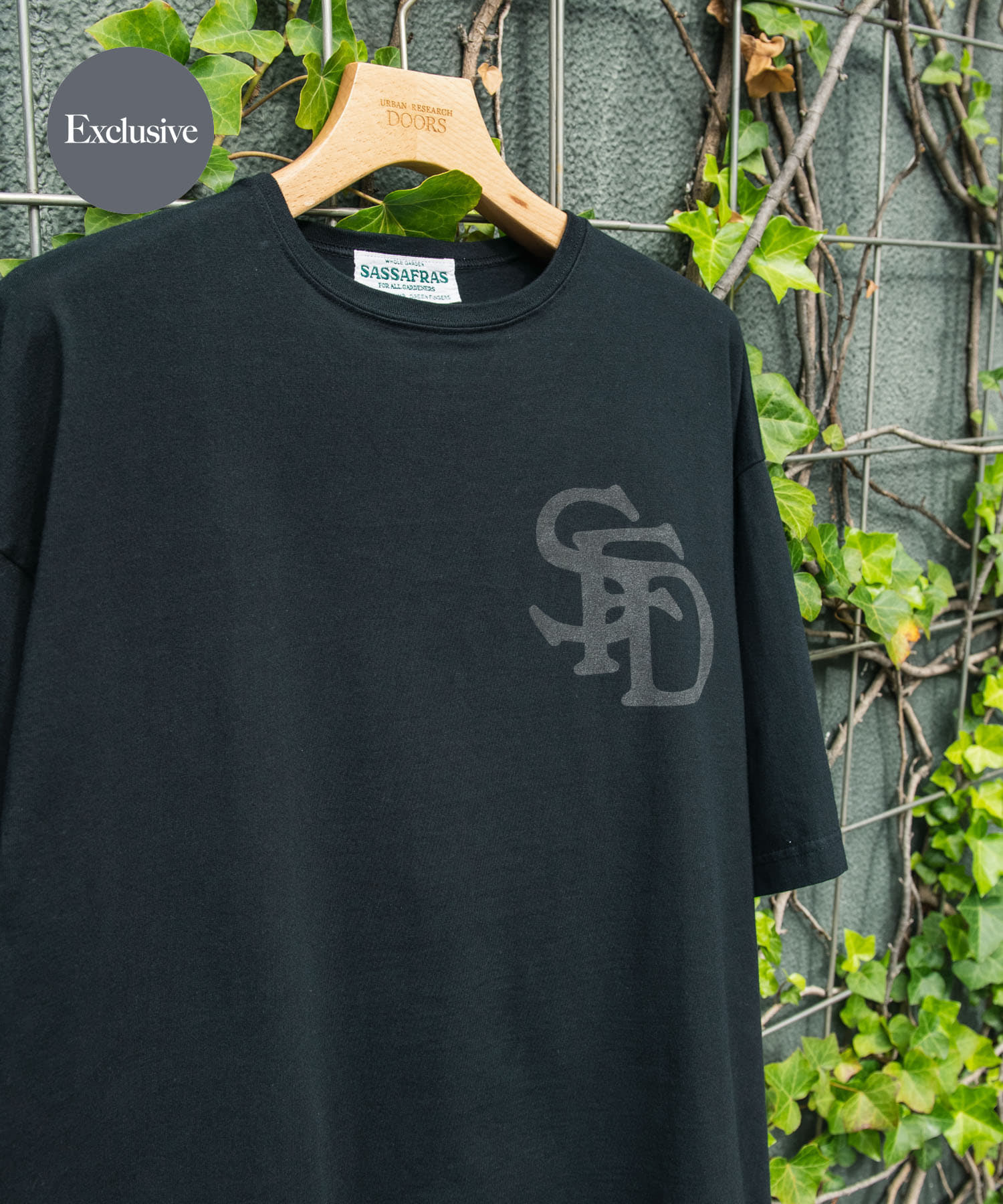 『別注』SASSAFRAS　SFD Logo T-shirts 1/2