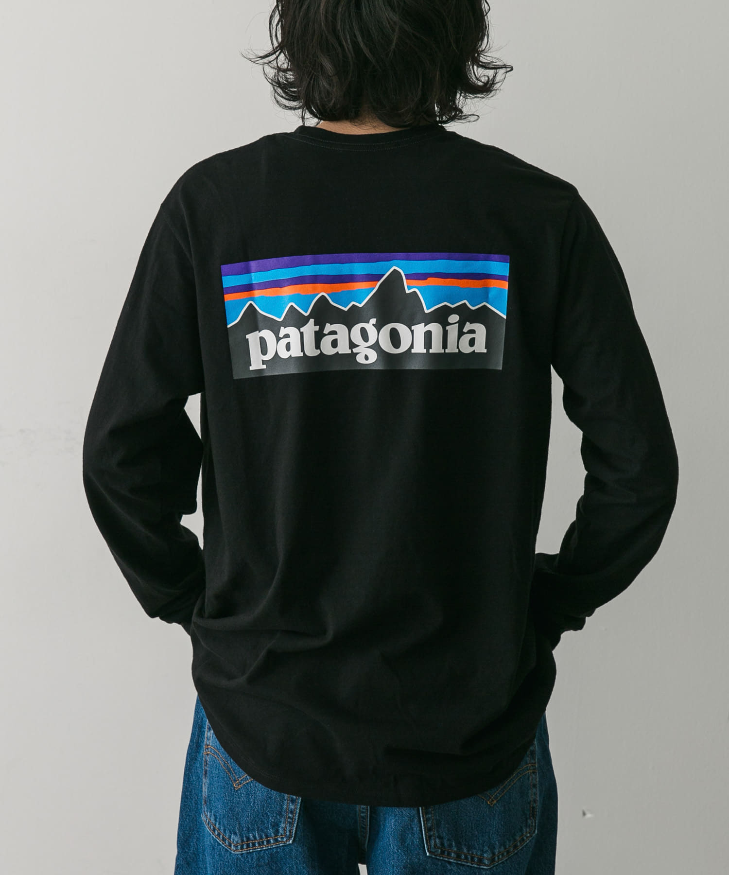 patagonia　Long-Sleeve P-6 Logo Re-T-shirts