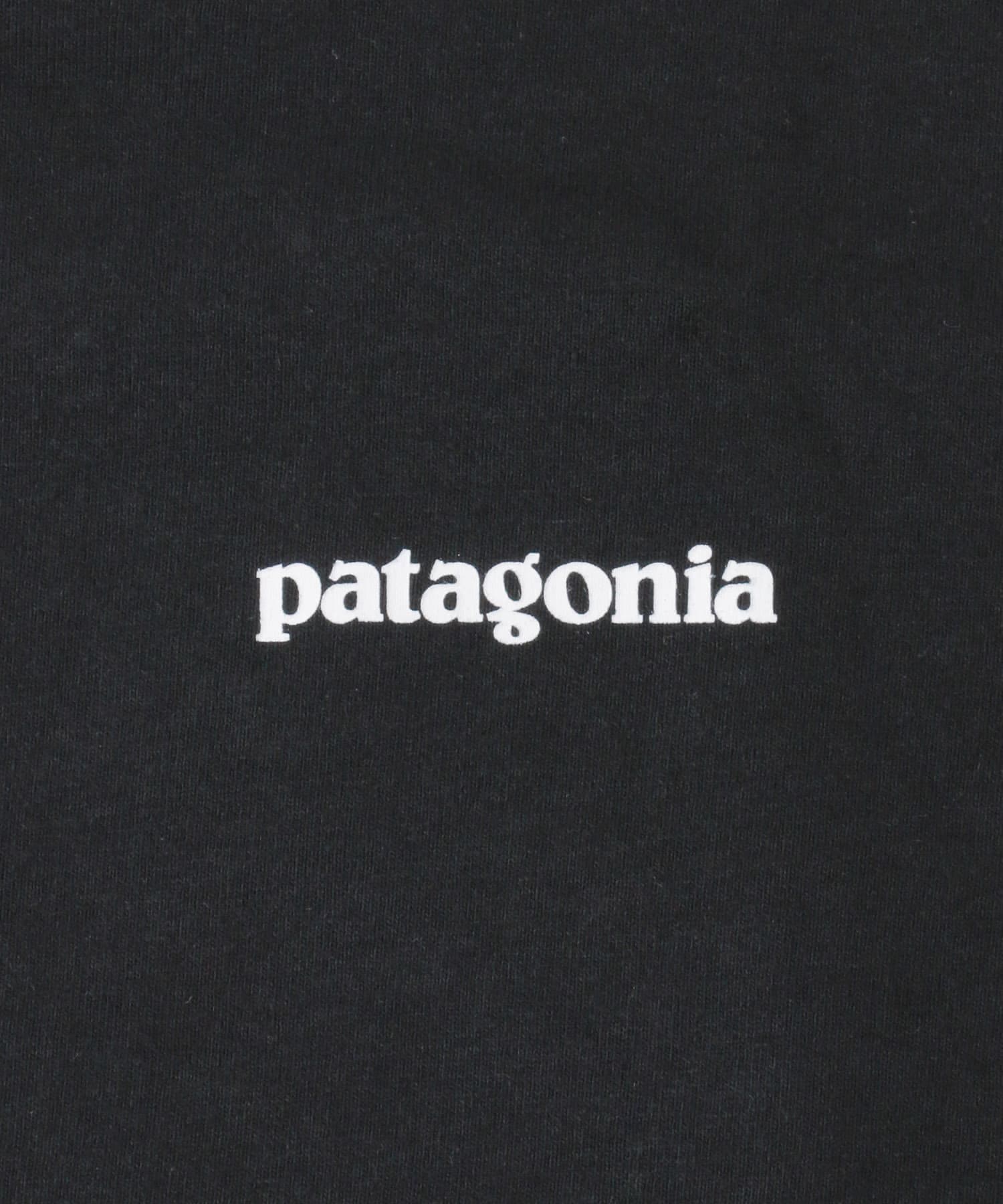 patagonia　Long-Sleeve P-6 Logo Re-T-shirts BLK S